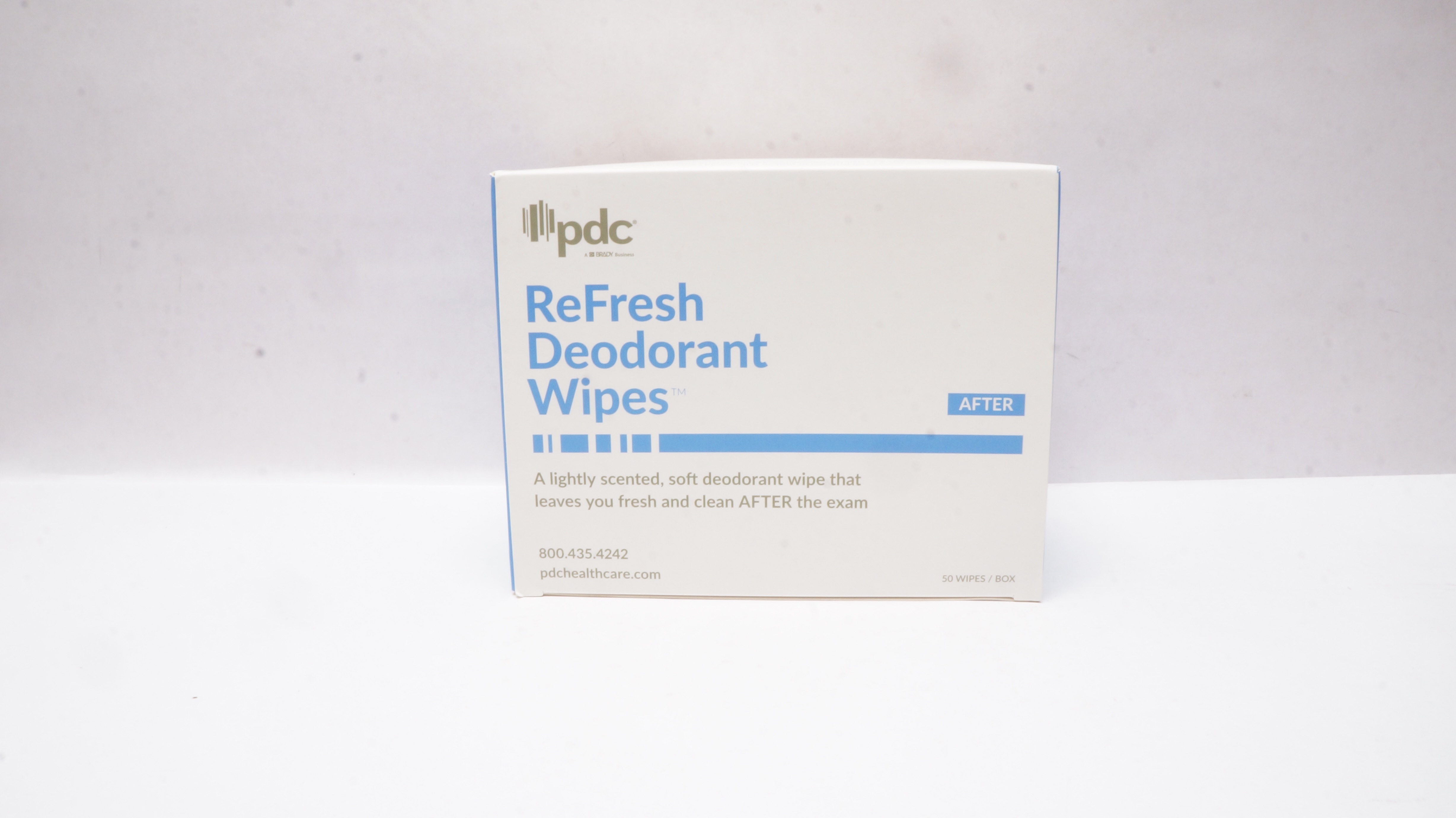 PDC Healthcare  Refresh Deodorant Wipes - Box of 50