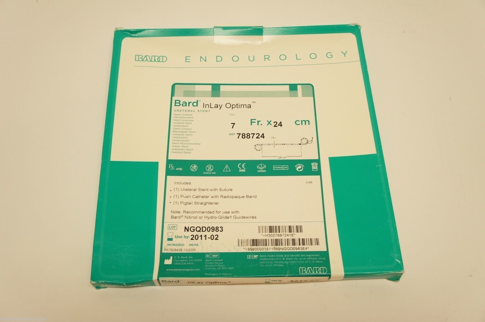 788724 ~ Bard Ureteral Stnt Cath 7Fr. x 24cm (x)
