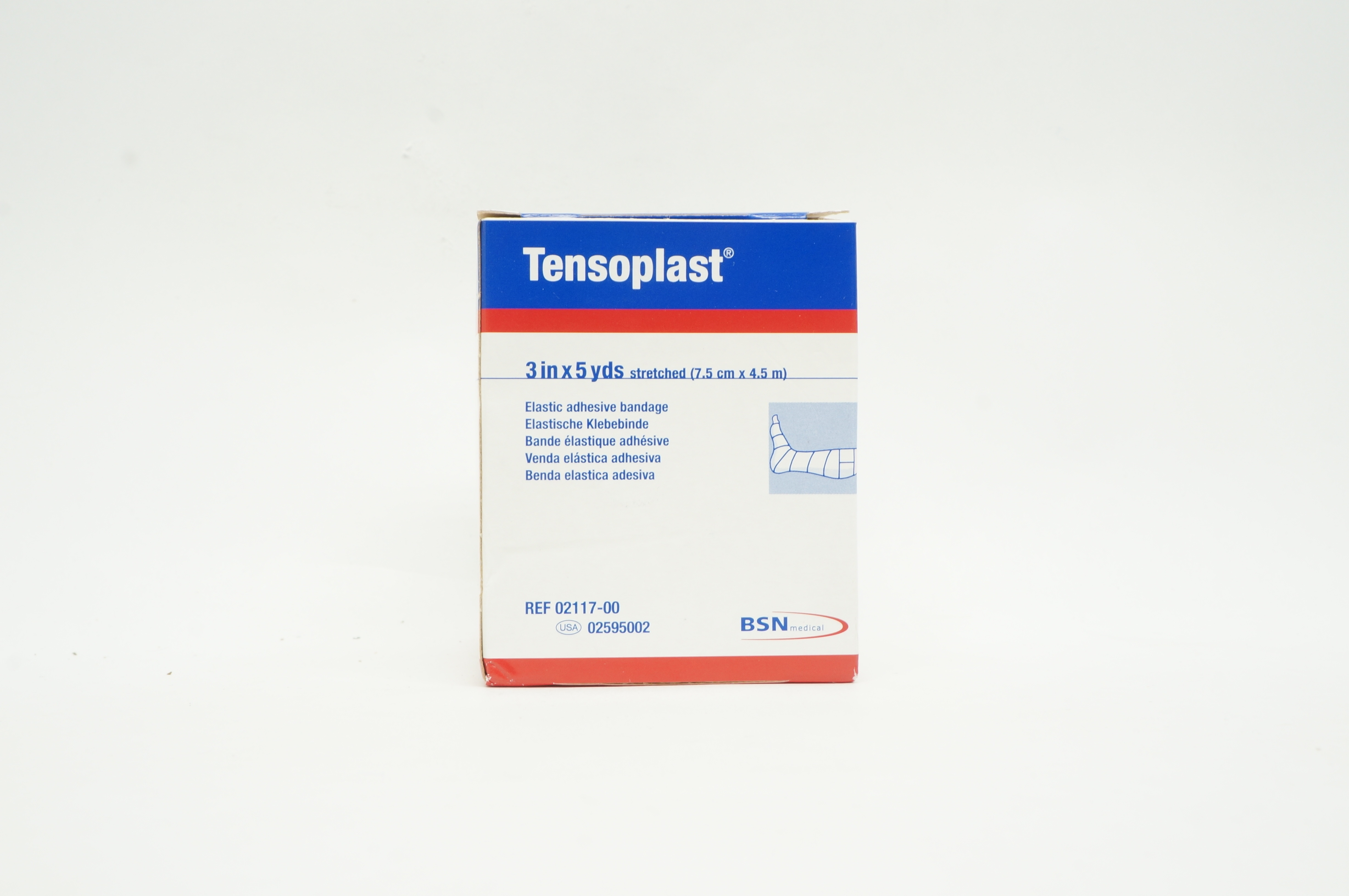 BSN Medical 02117-00 Tensoplast Elastic Adhesive Bandage 3inch x 5yds