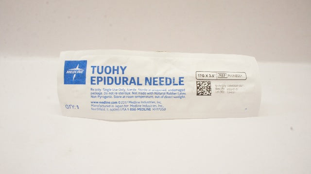 Medline PAIN8001 Touchy Epidural Ndle 17G x 3.5In (x)