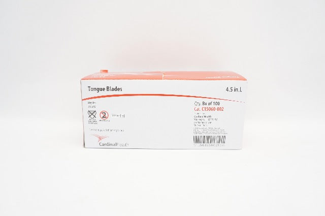 Cardinal Health C15060-002 Tongue Blades 4.5inch L - Box of 100