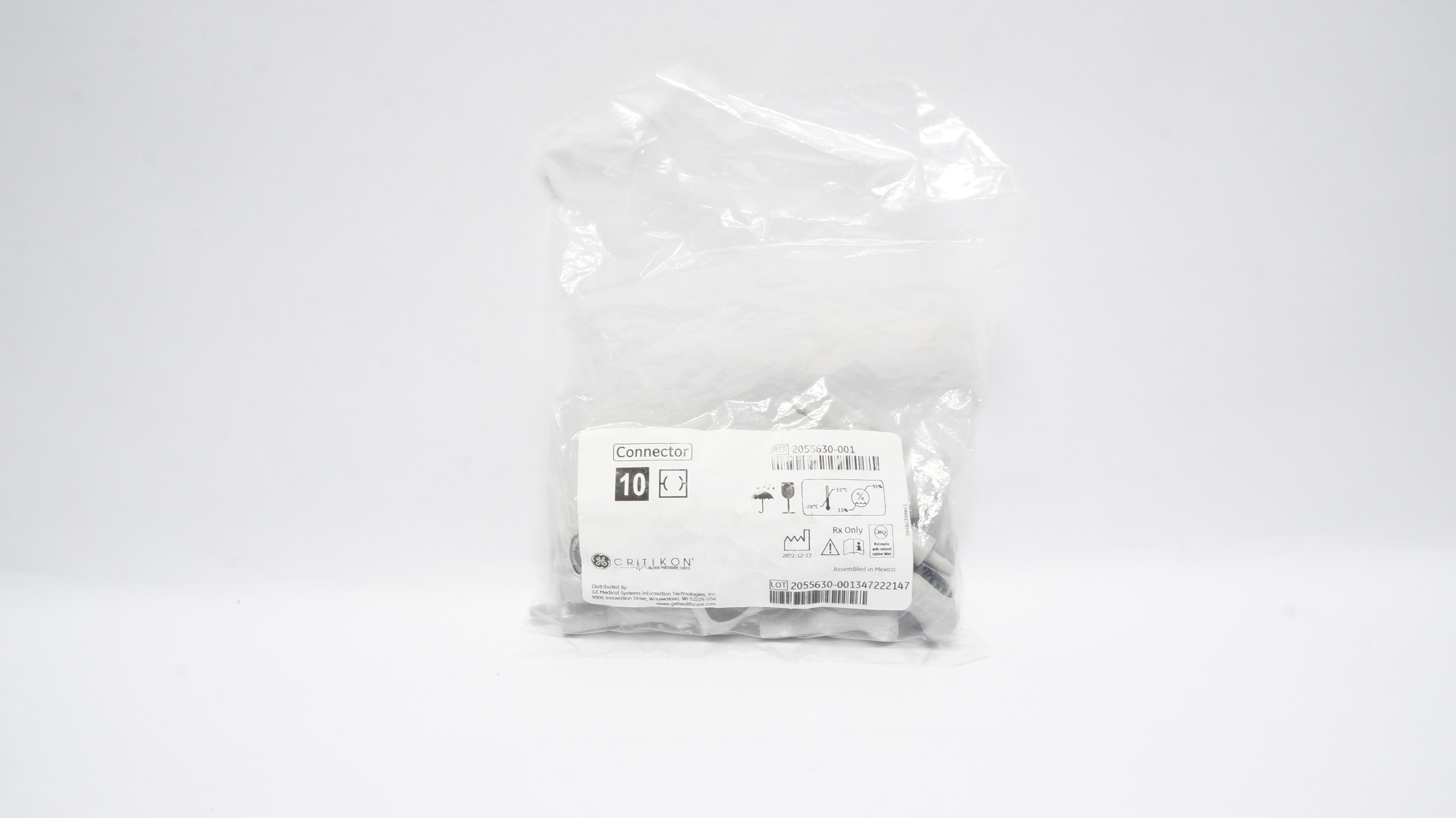 Critikon 2055630-001 Connector - Pack of 10