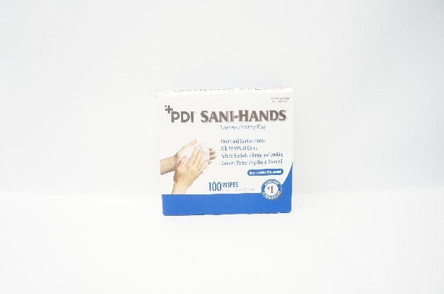 PDI D43600 Sani-Hands Instant Hand Sanitizing Wipes 5.0 x 8.0inch - Box of 76