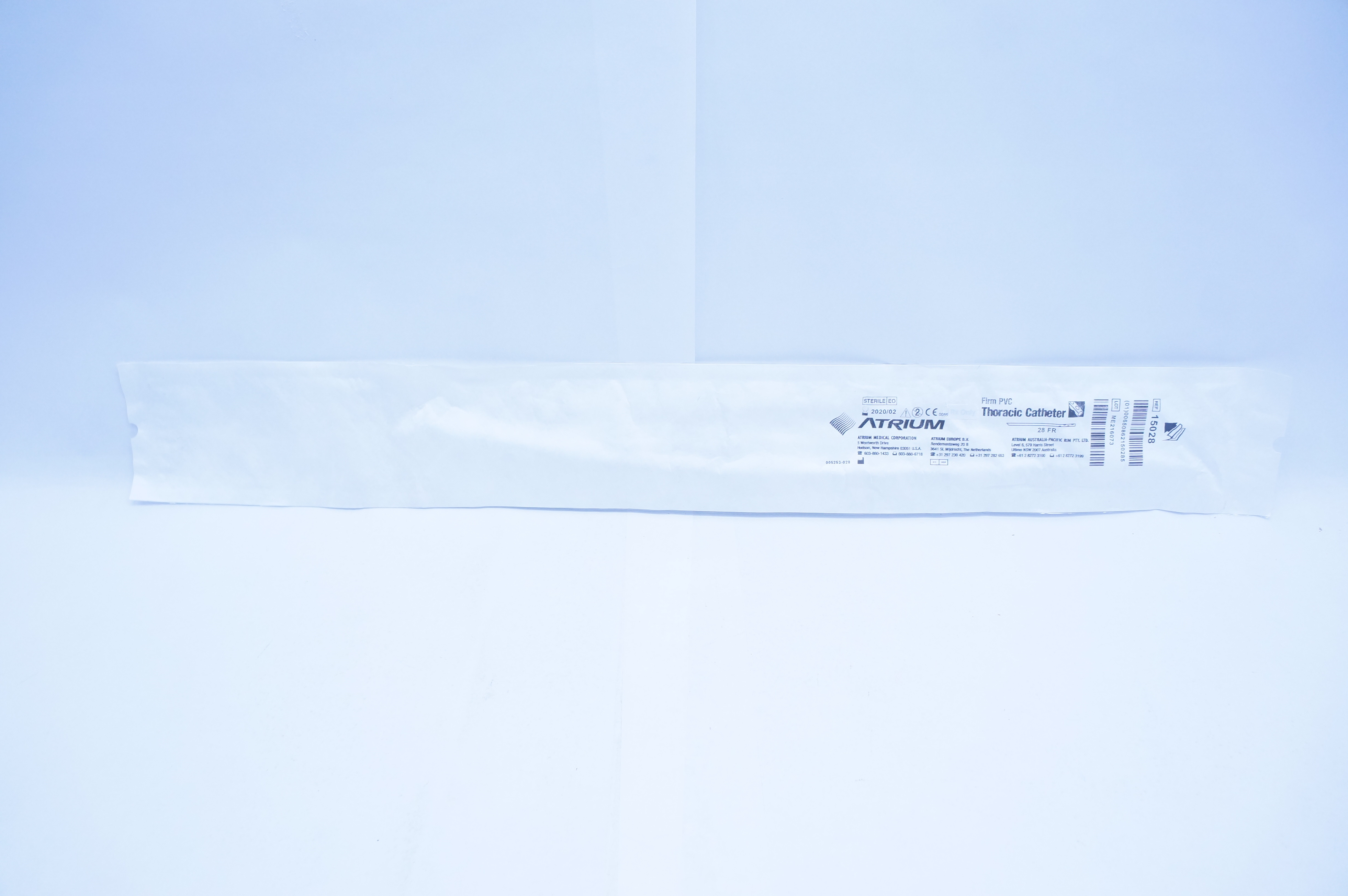 Atrium 15028 Firm PVC Thoracic Cath. 28Fr (x)