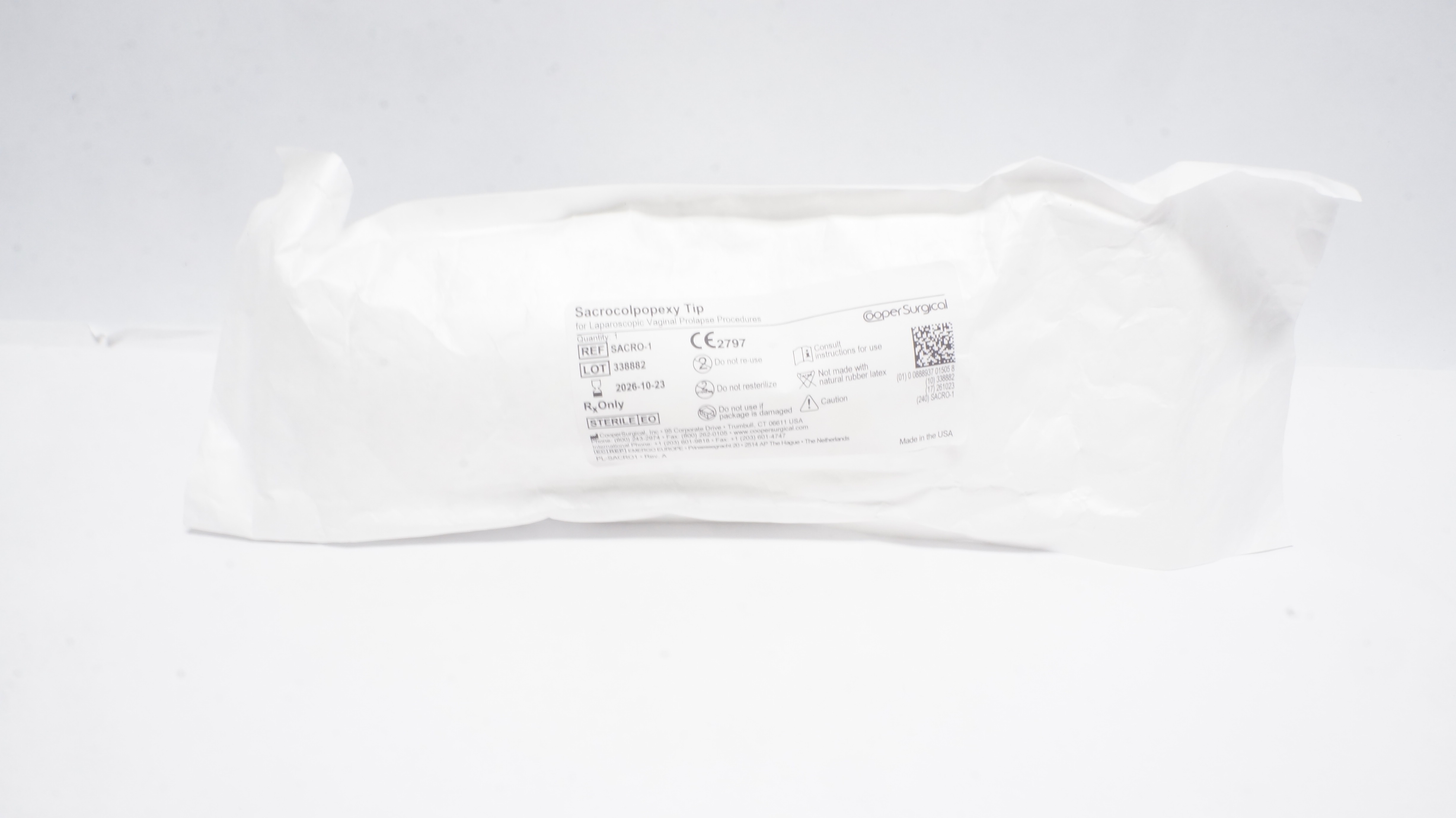 Cooper Surgical SACRO-1 Sacrocolpopexy Tip