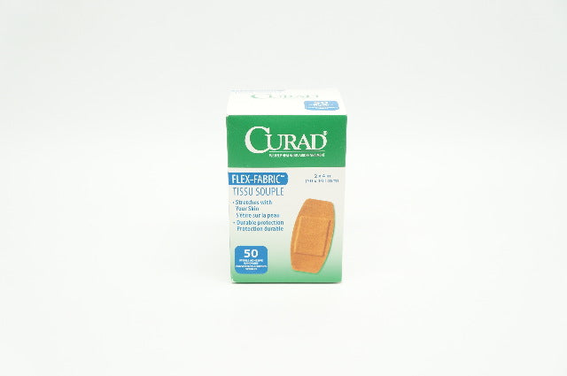 Medline NON25524 Flex-Fabric Adhesive Bandages, X-Large 2 x 4inch - Box of 50