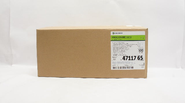 Halyard 4711765 Procedure Mask W/SO Soft Earloops Yellow - Box of 9 boxes of 50