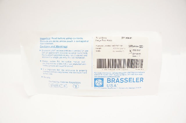 Brasseler KM-81 Small Bone Large Tear Rasp 0.51inch x 0.27inch (x)