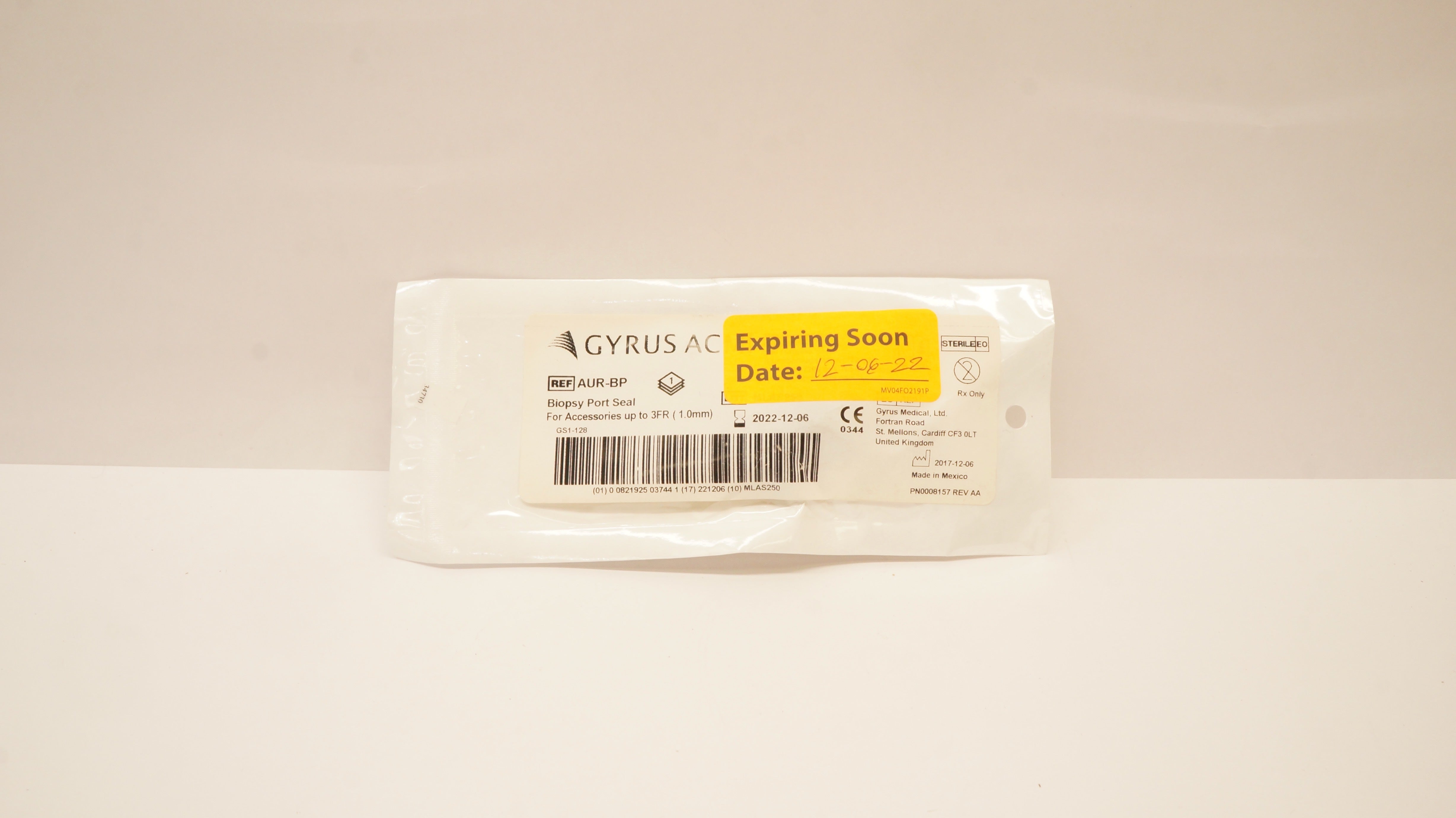 Gyrus ACMI AUR-BP BiopsyPort Seal For Accessories Up To 3Fr (x)