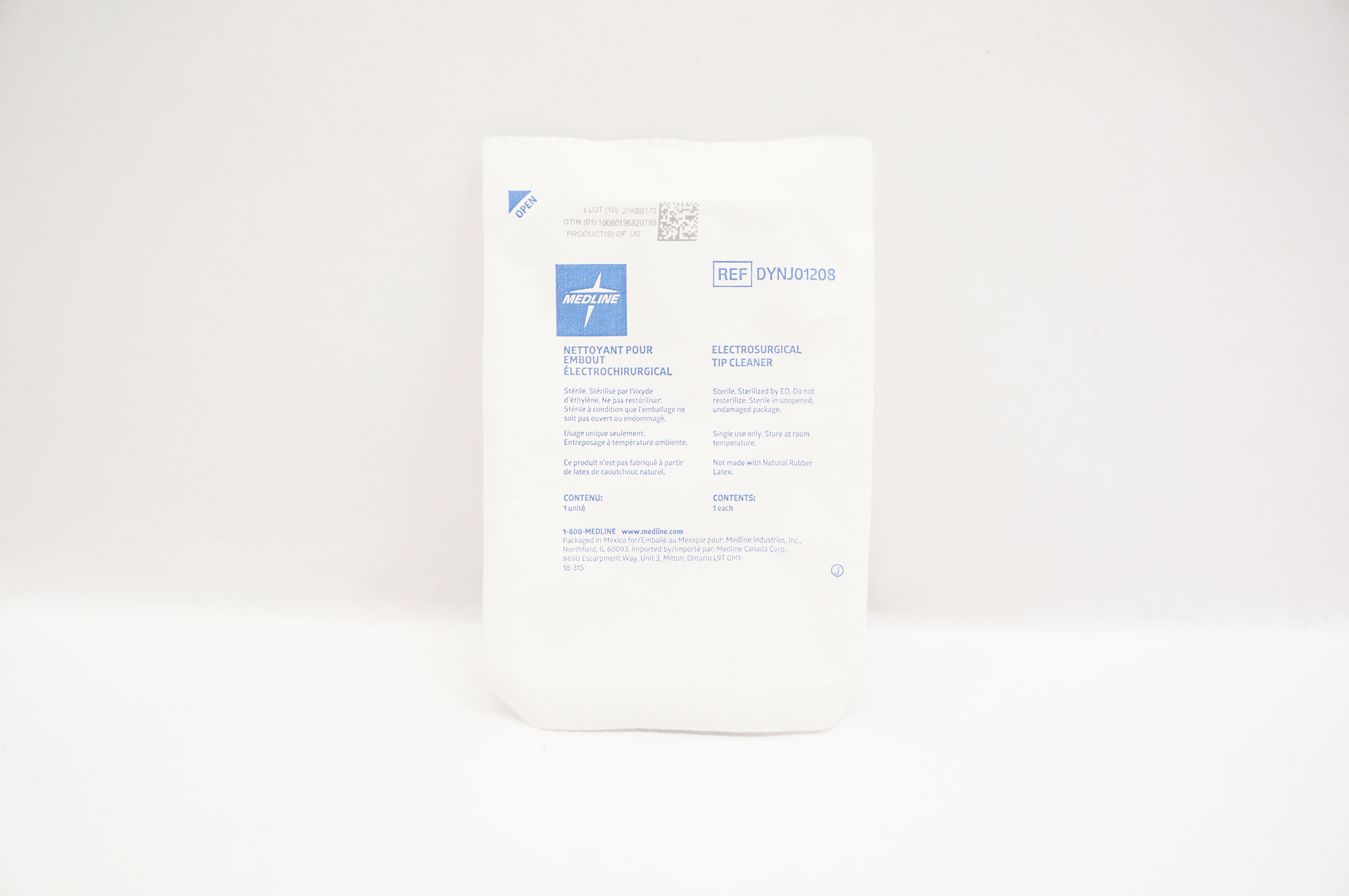 Medline DYNJ01208 Electrosurgical Tip Cleaner