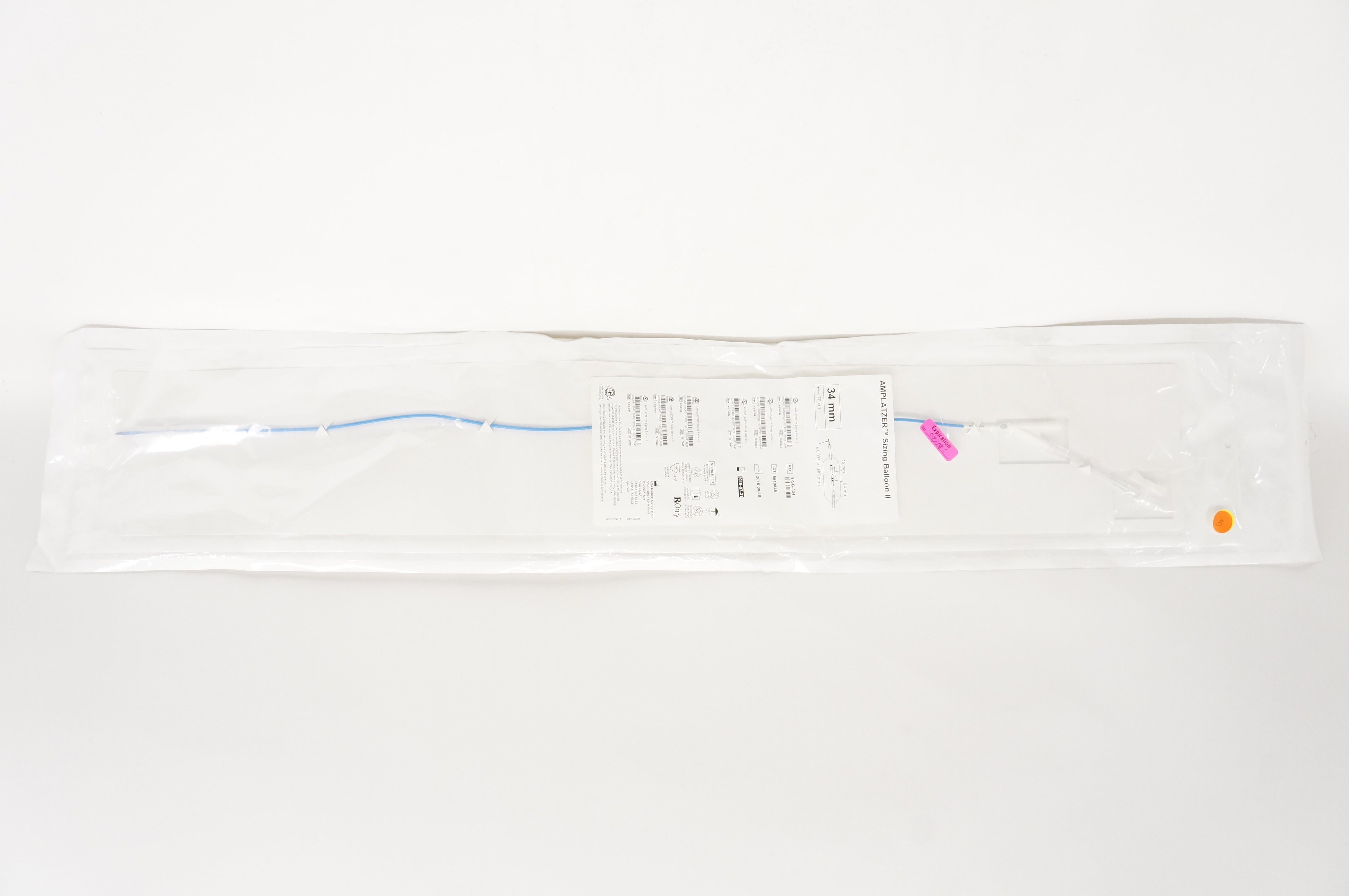 Aga Medical 9-SB-034 Amplatzer Sizing Balloon II 34mm x70cm (x)