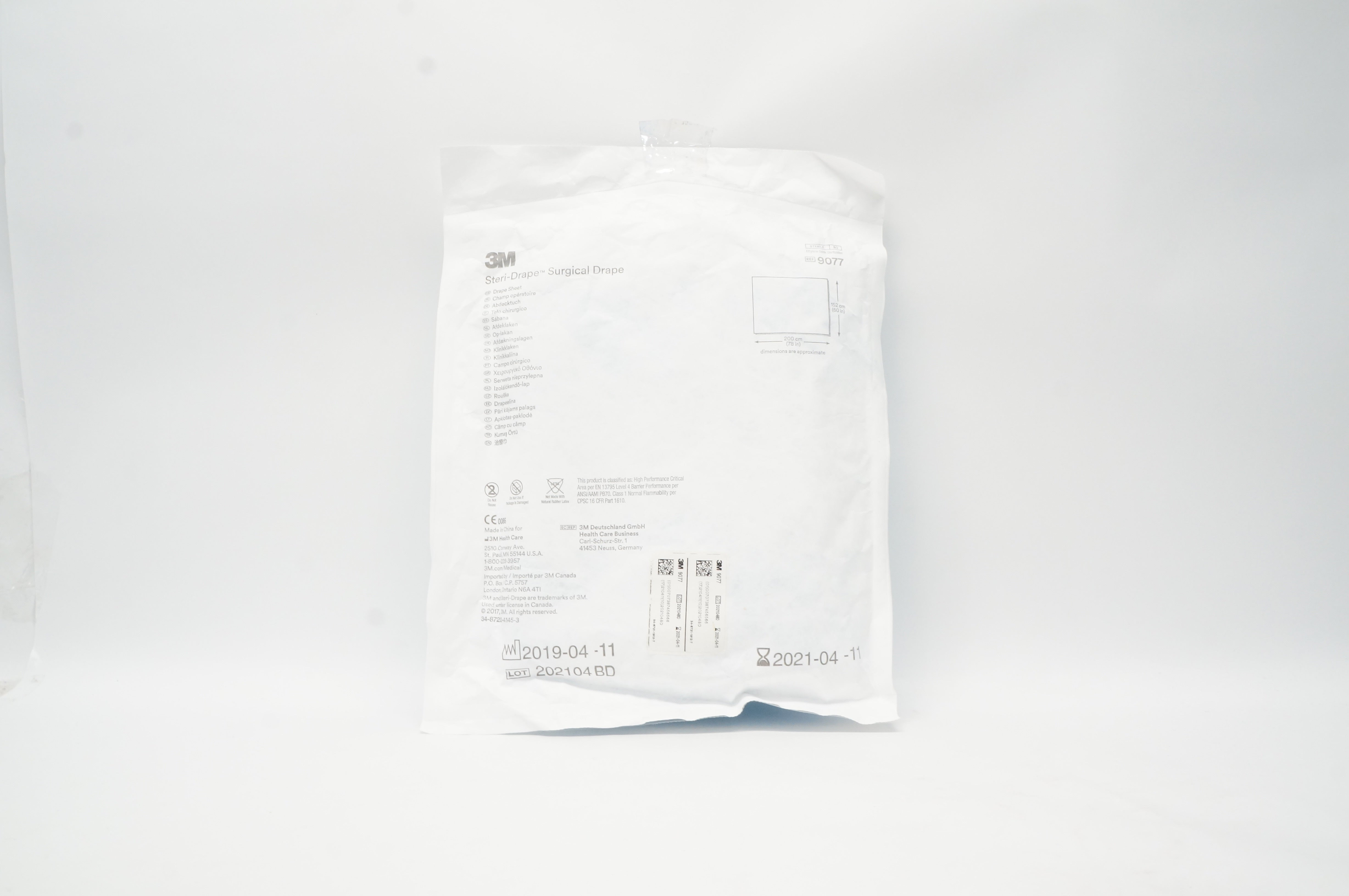 3M 9077 Steri-Drape Surgical Drape 78inch x 60inch (x)