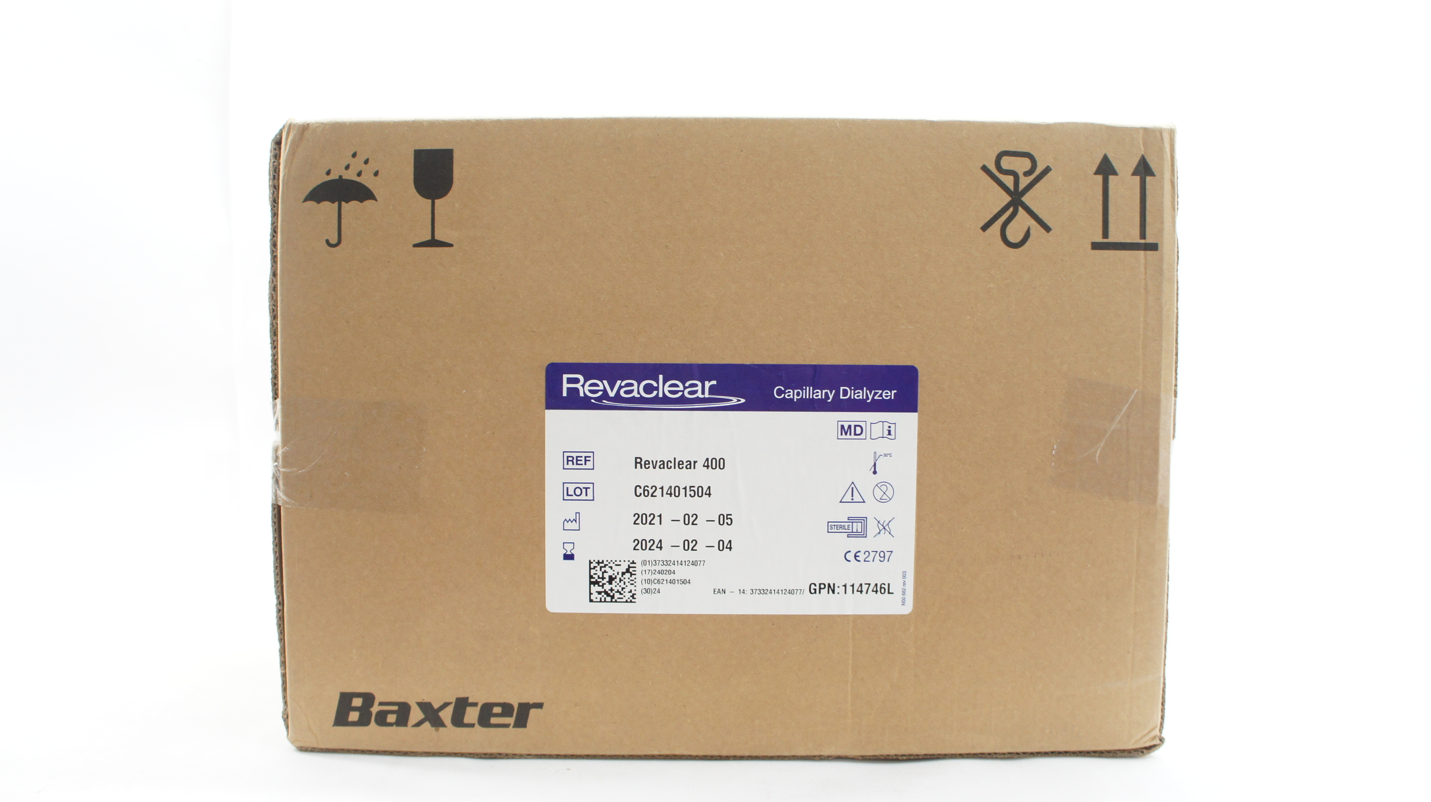 Baxter Revaclear 400 Capillary Dialyzer - Case of 24