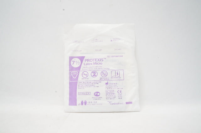 CardinalHealth 2D72NT75X Protexis Latex Micro Surgical Gloves, Size 7 1/2