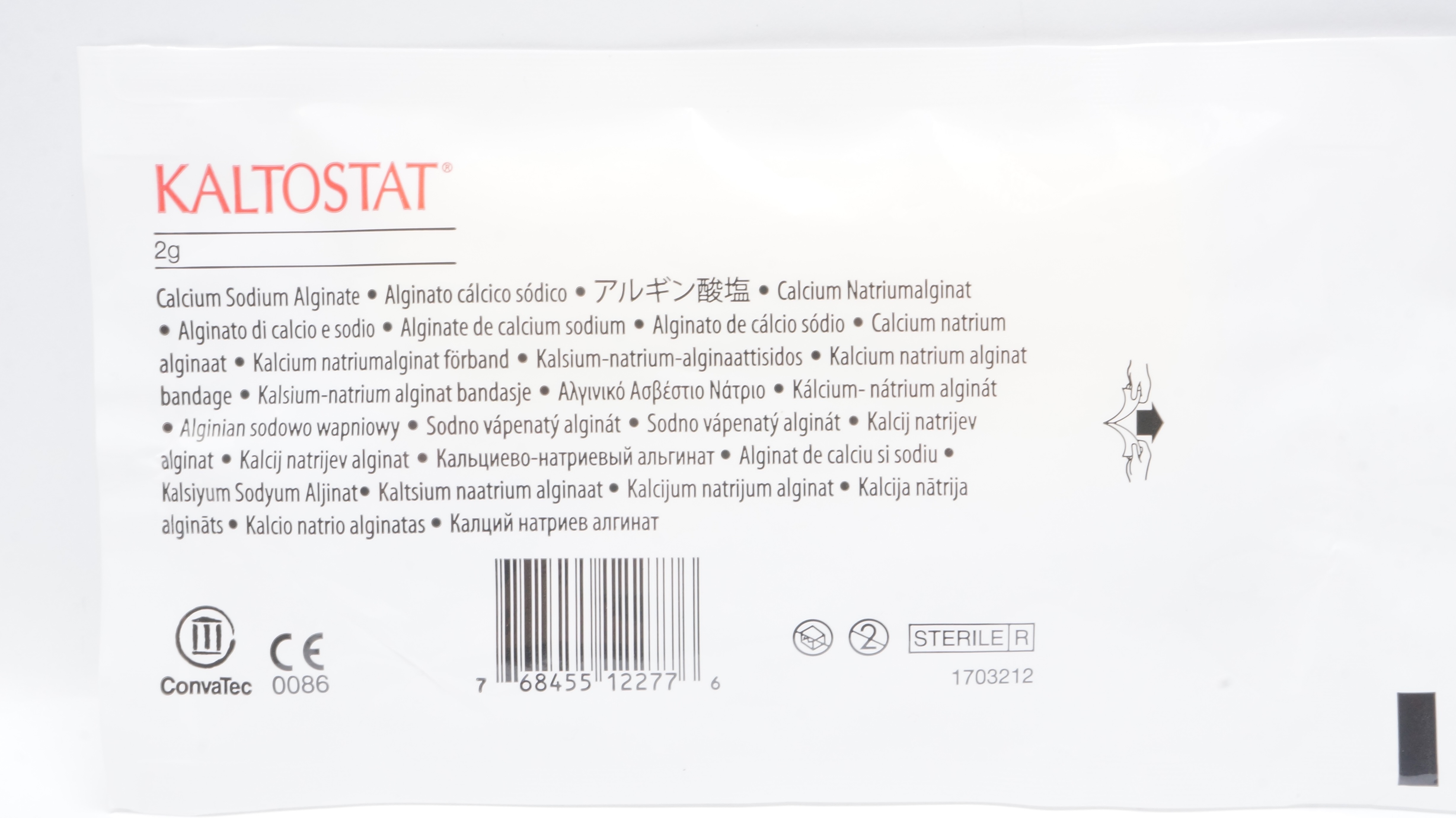 ConvaTec Kaltostat Calcium Sodium Alginate 2g (x)