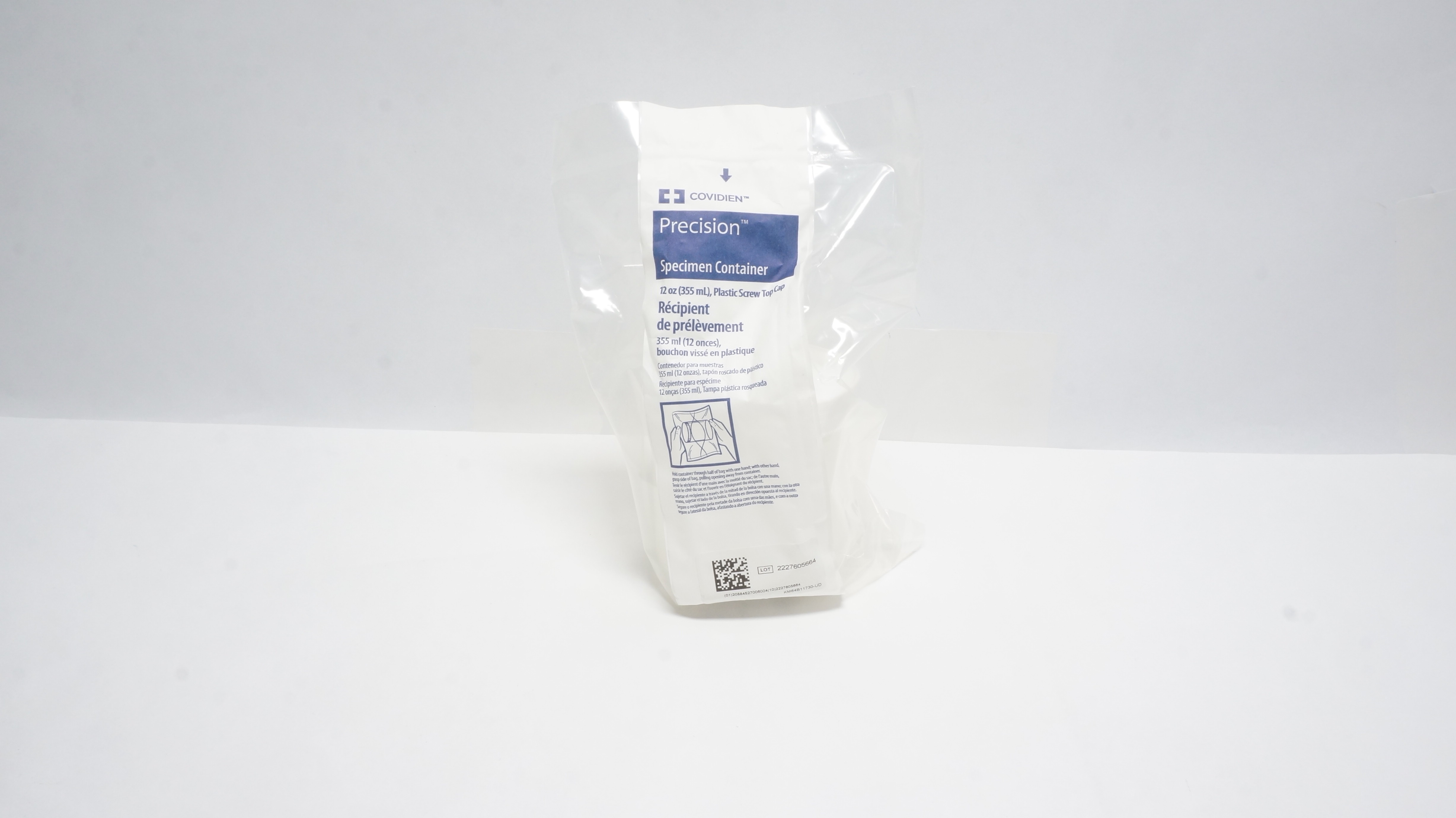 Covidien 14999 Precision Specimen Container 355ml, Plastic Screw Top Cap