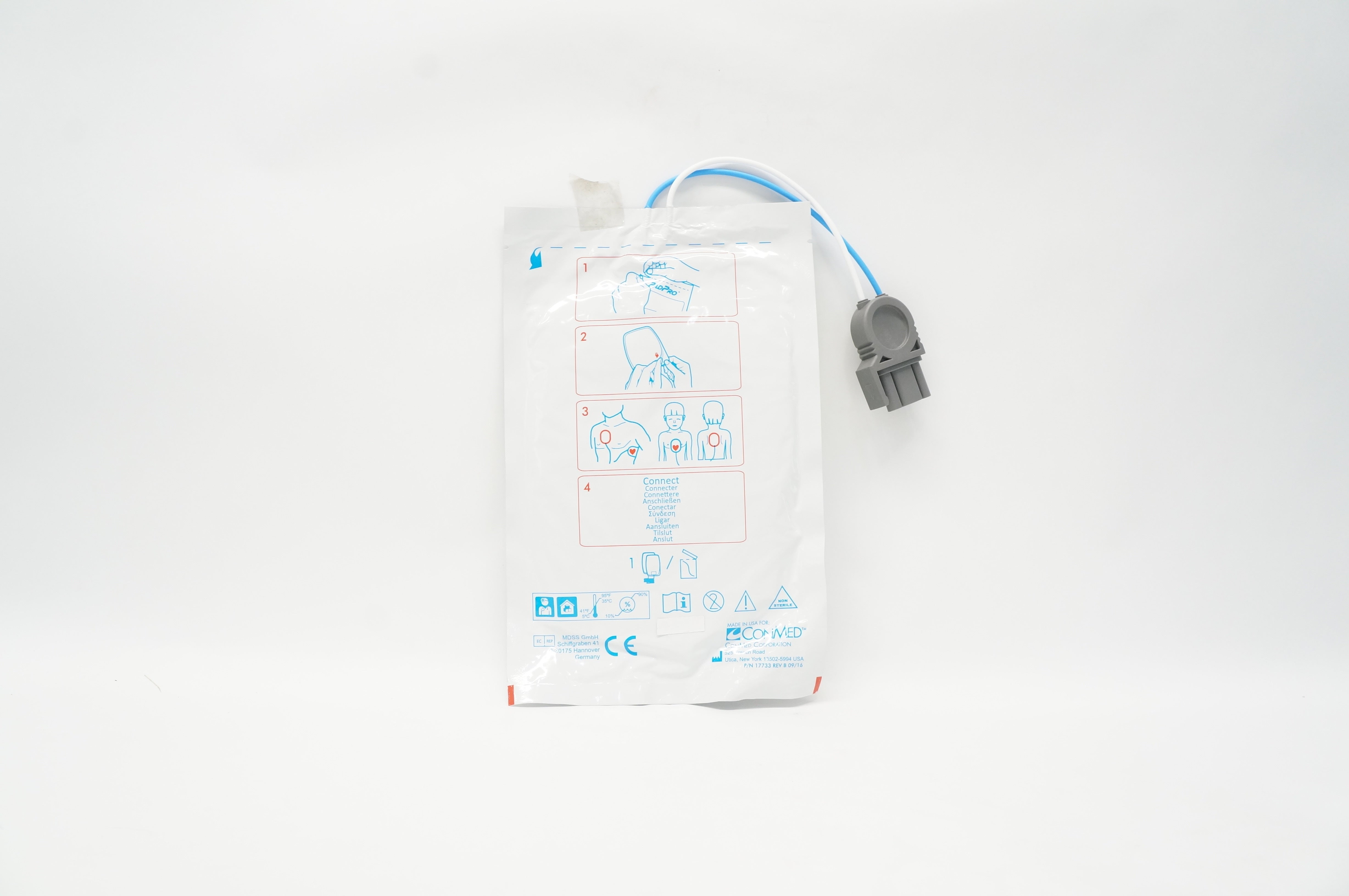 ConMed 2516M-PC PadPro Radiotranslucent Electrode Adult/Child ≥ 10kg