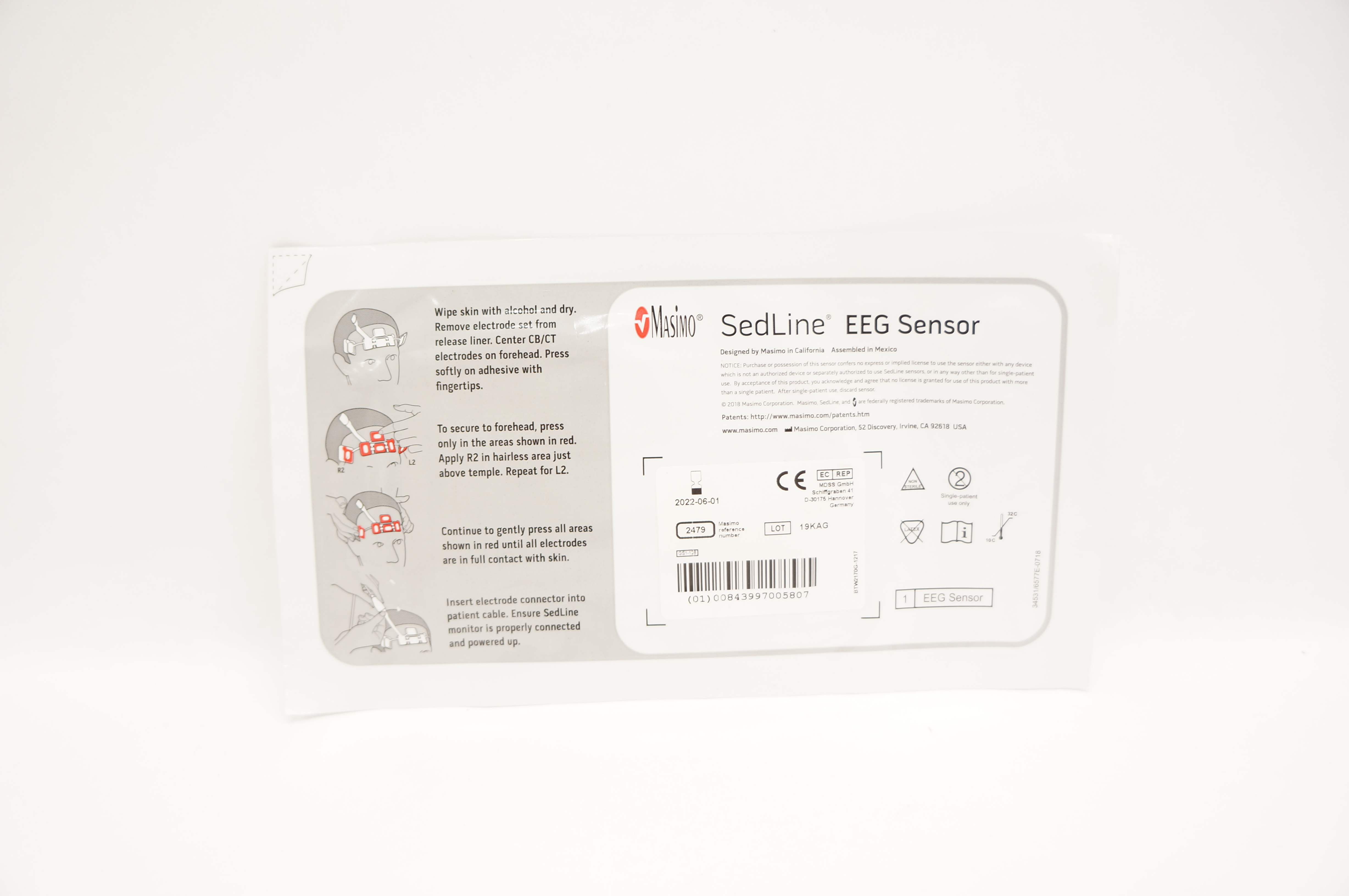 Masimo 2479 SedLine EEG Sensor (x)