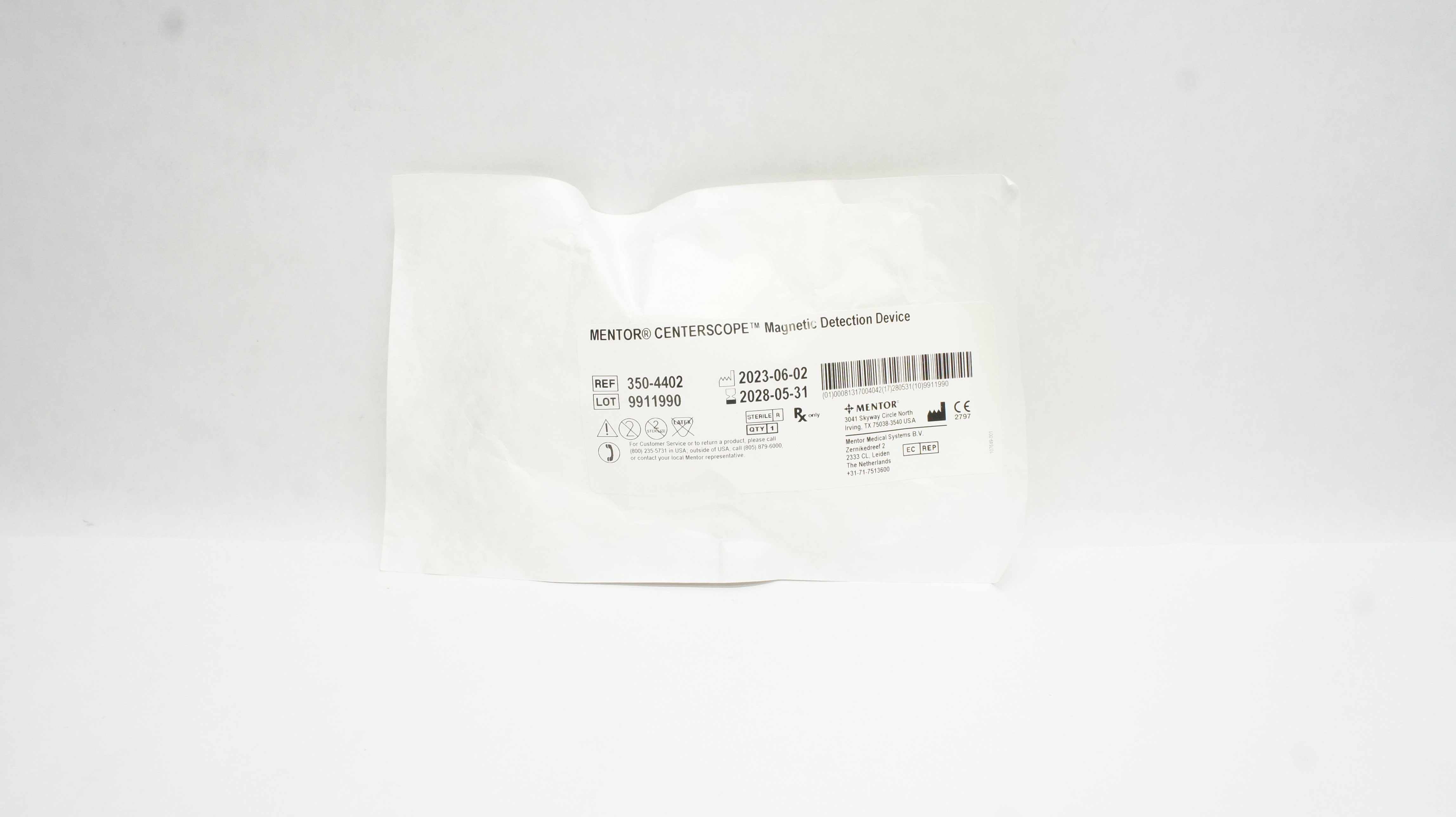 Mentor 350-4402 Centerscope Magnetic Detection Device