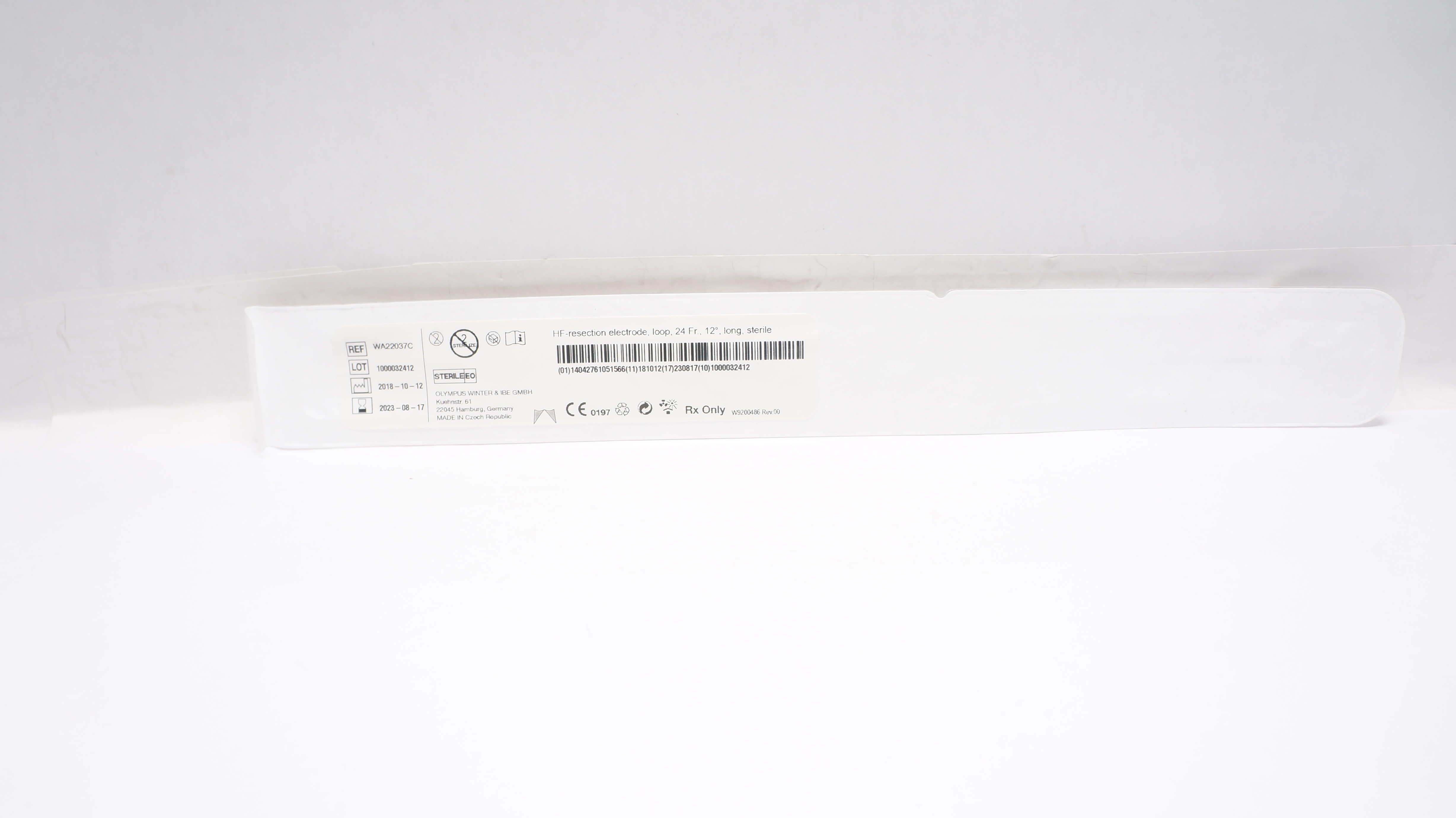 Olympus WA22037C HF-Resection Electrode Loop 24Fr 12Degree Long, Sterile (x)