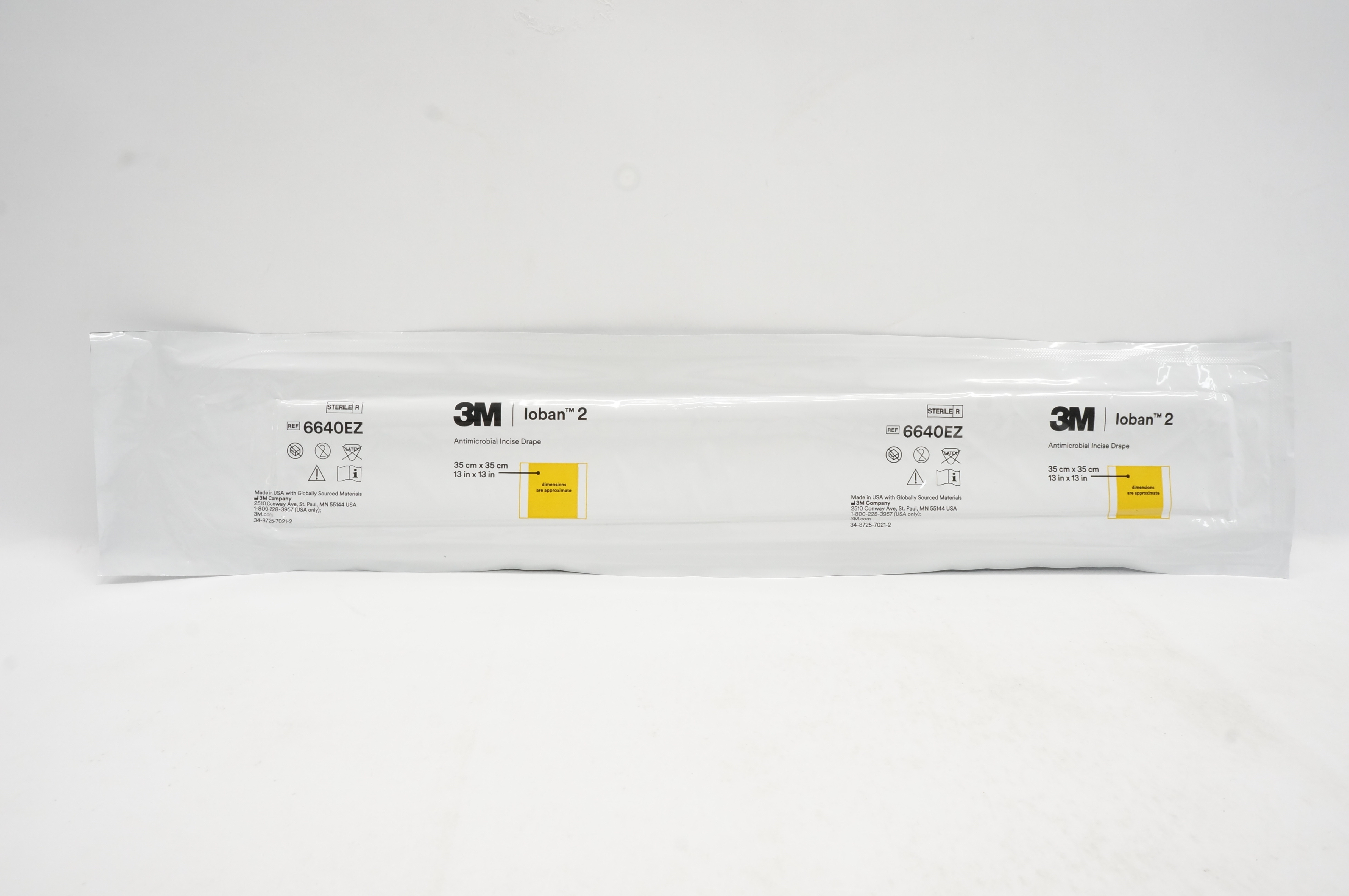 3M 6640EZ Loban 2 Antimicrobial Incise Drape 13inch x 13inch (x)