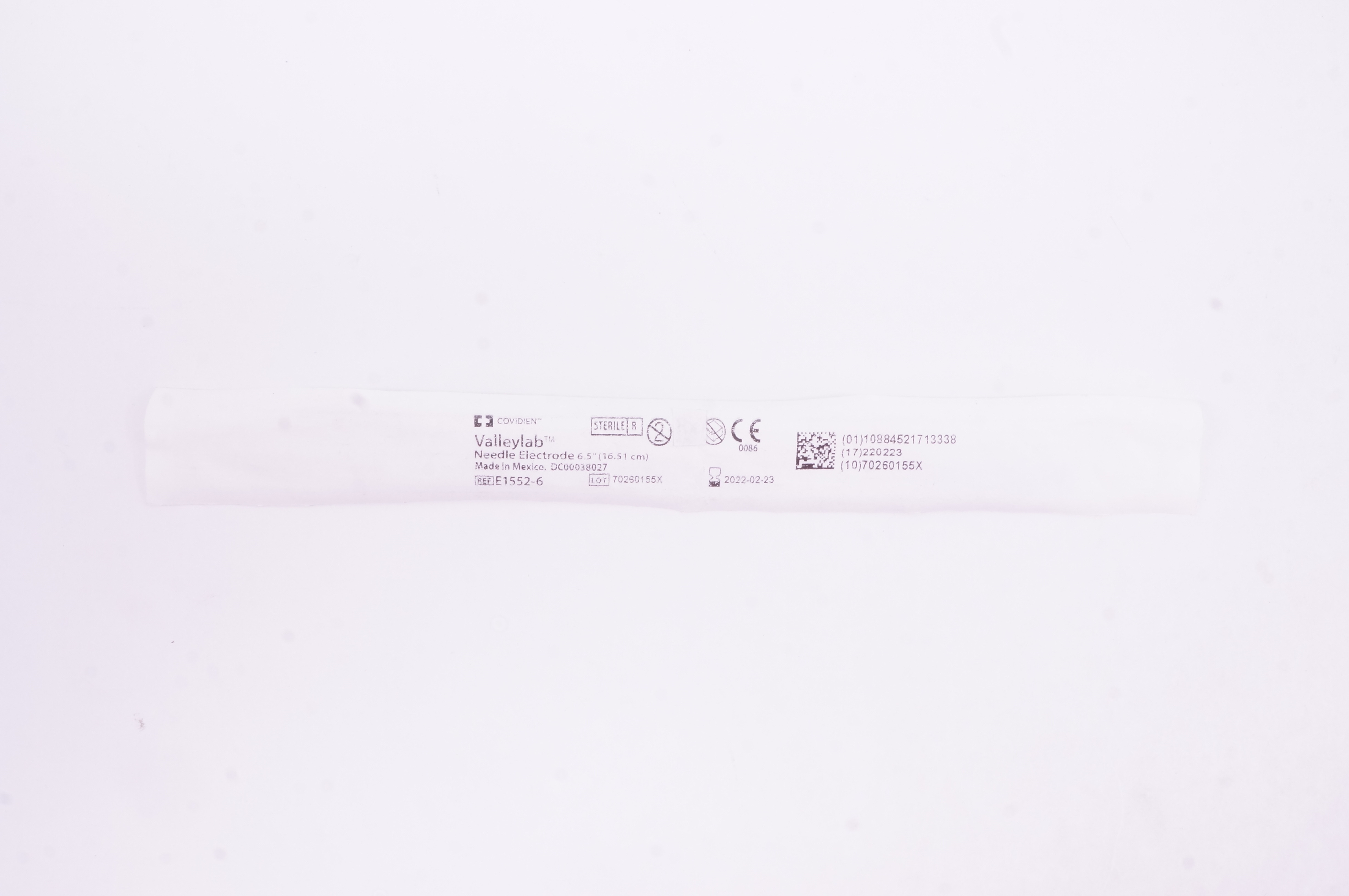 Covidien E1552-6 Vallyelab Blade Electrode 6.5inch
