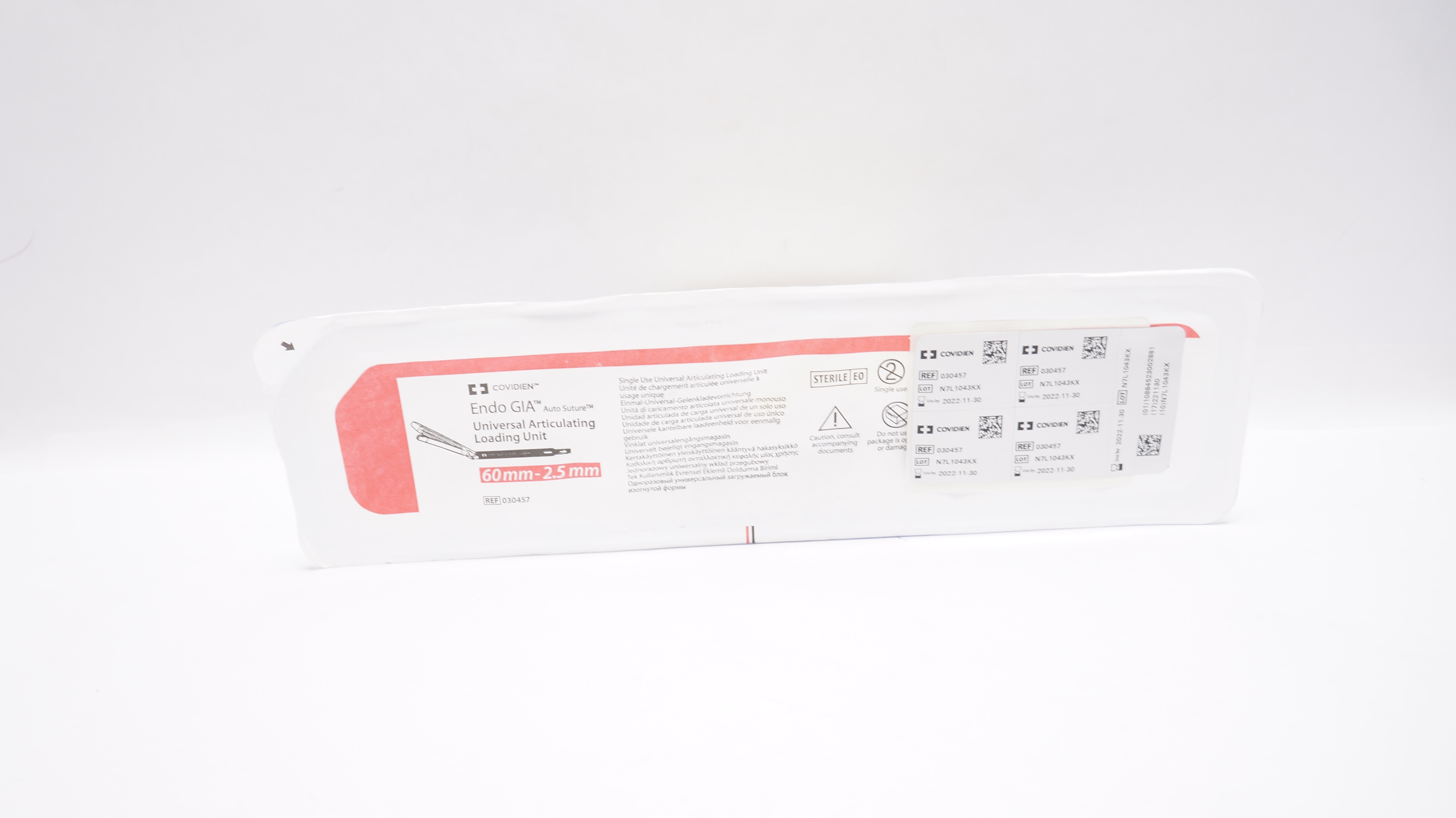 Covidien 030457 Endo GIA Universal Articulating Loading Unit 60mm - 2.5mm (x)