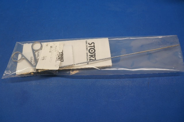 Karl Storz 28162EH Hook Scissors, Diameter 2.7 mm, Working Length 30 cm