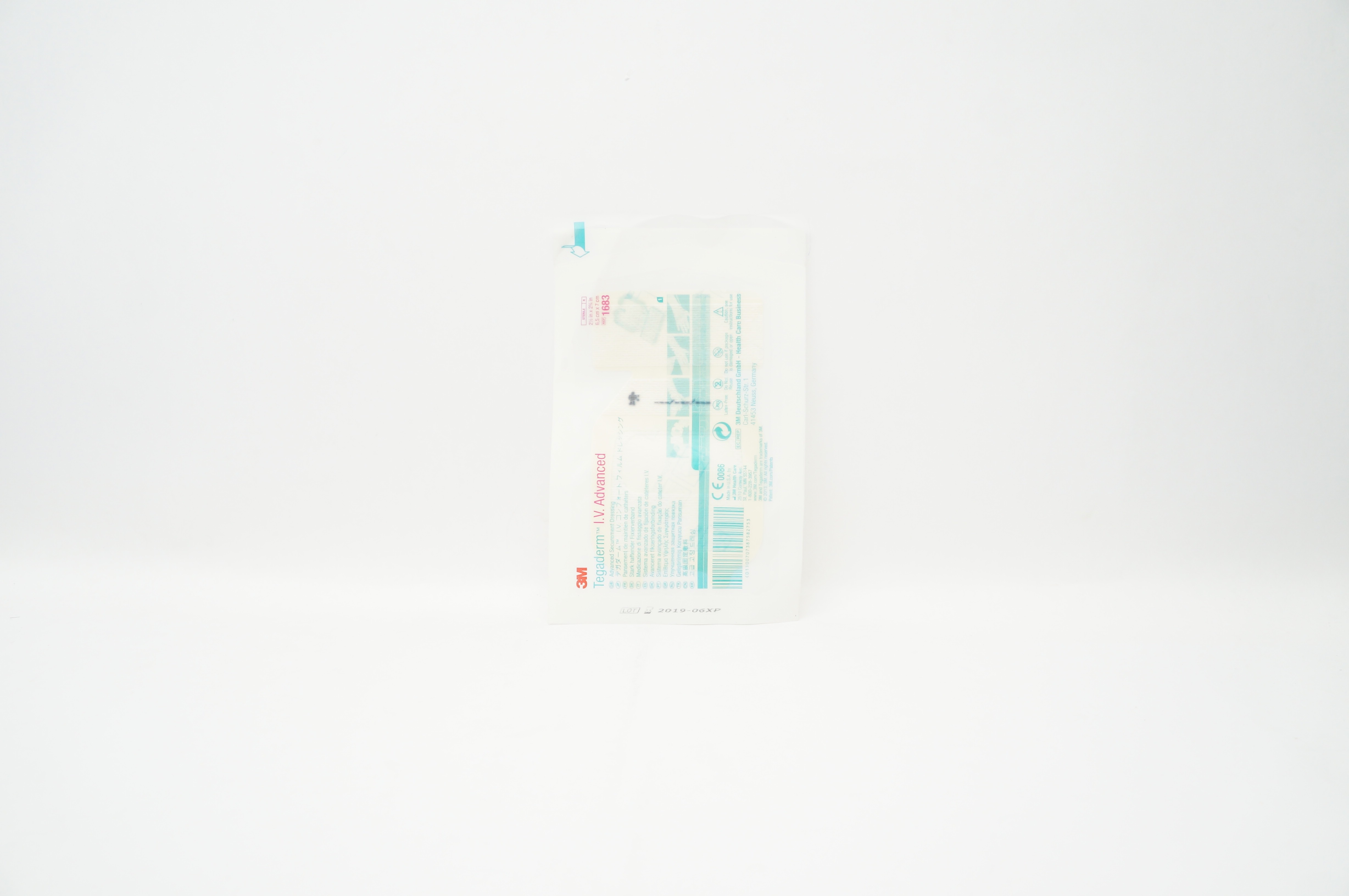 3M 1683 Tegaderm I.V. Advanced Securement Dressing 2 1/2 x 2 3/4 inch (x)