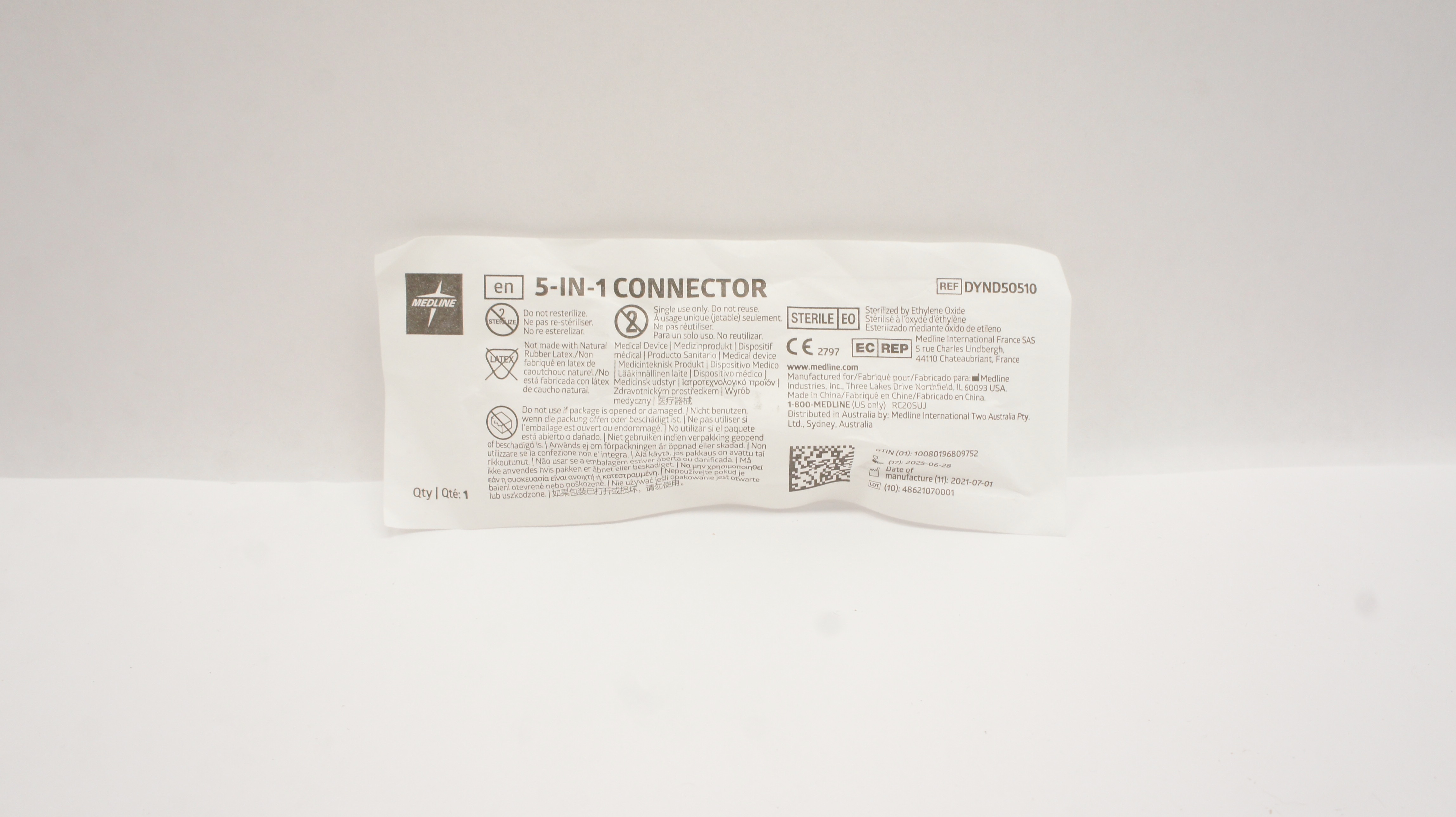 Medline DYND50510 5-in-1 Connector