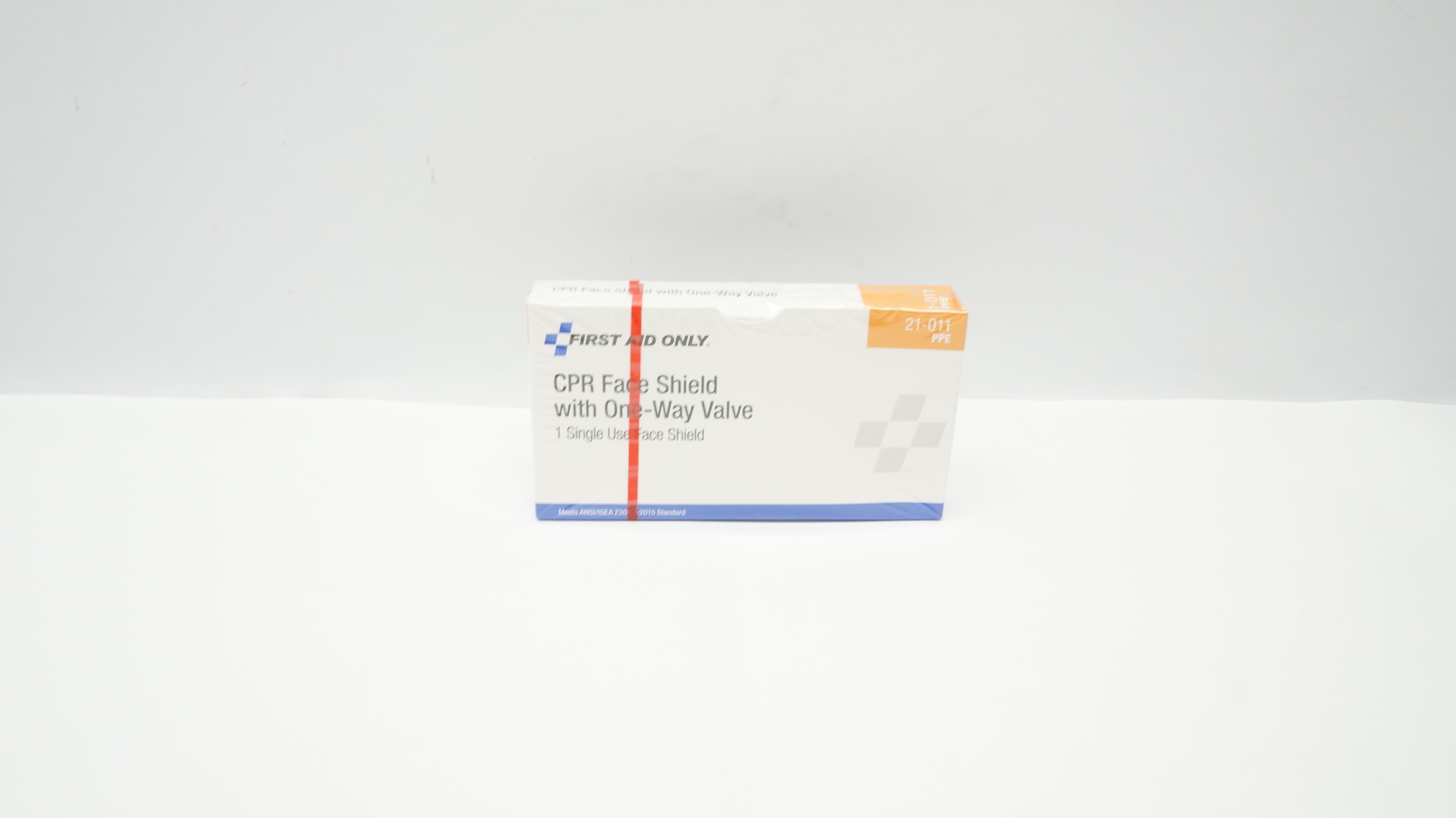 First Aid Only 21-011 PPE CRP Face Shield W/One-Way Valve