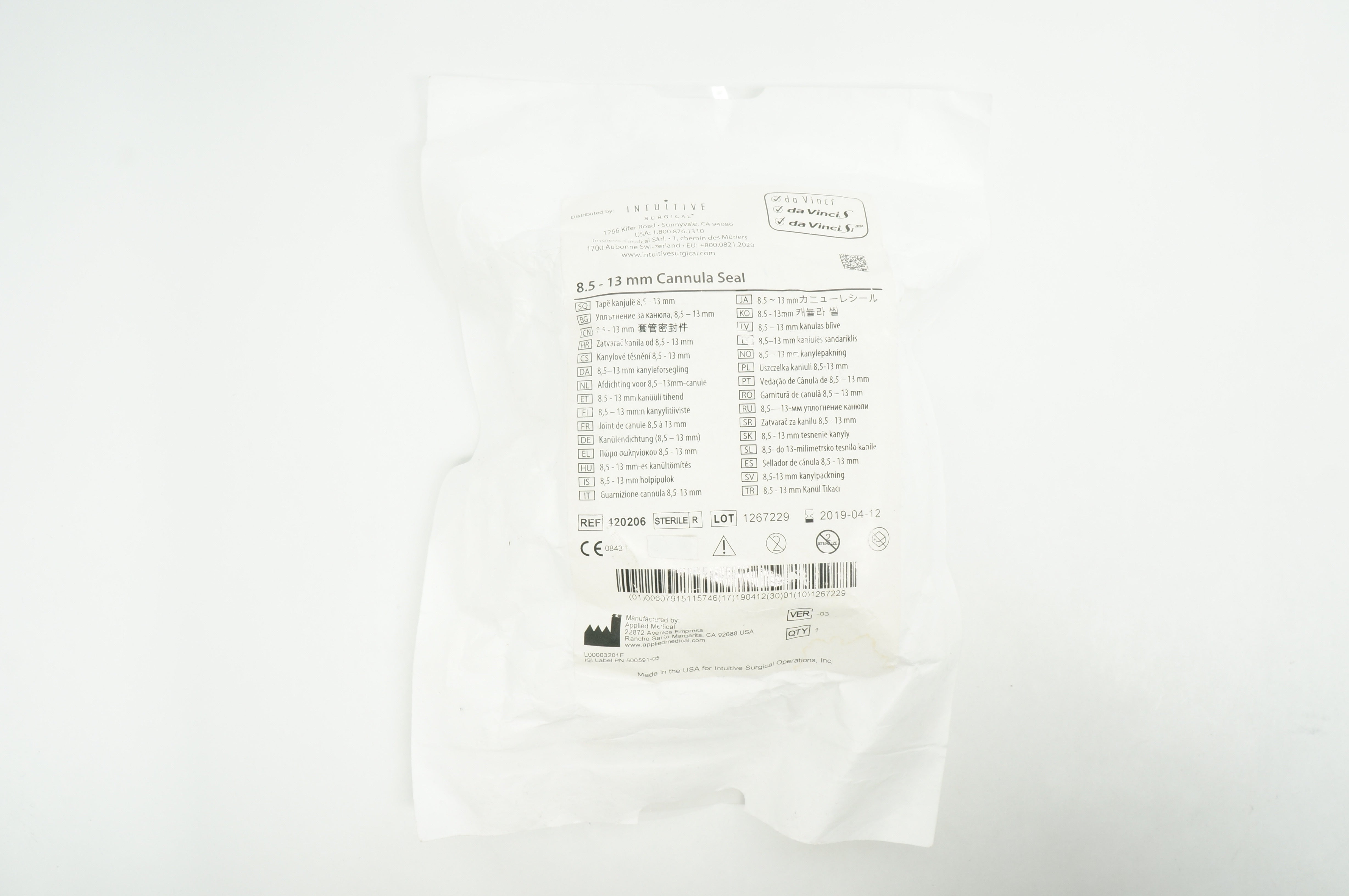 Applied Medical 120206 Cannula Seal 8.5 - 13mm (x)