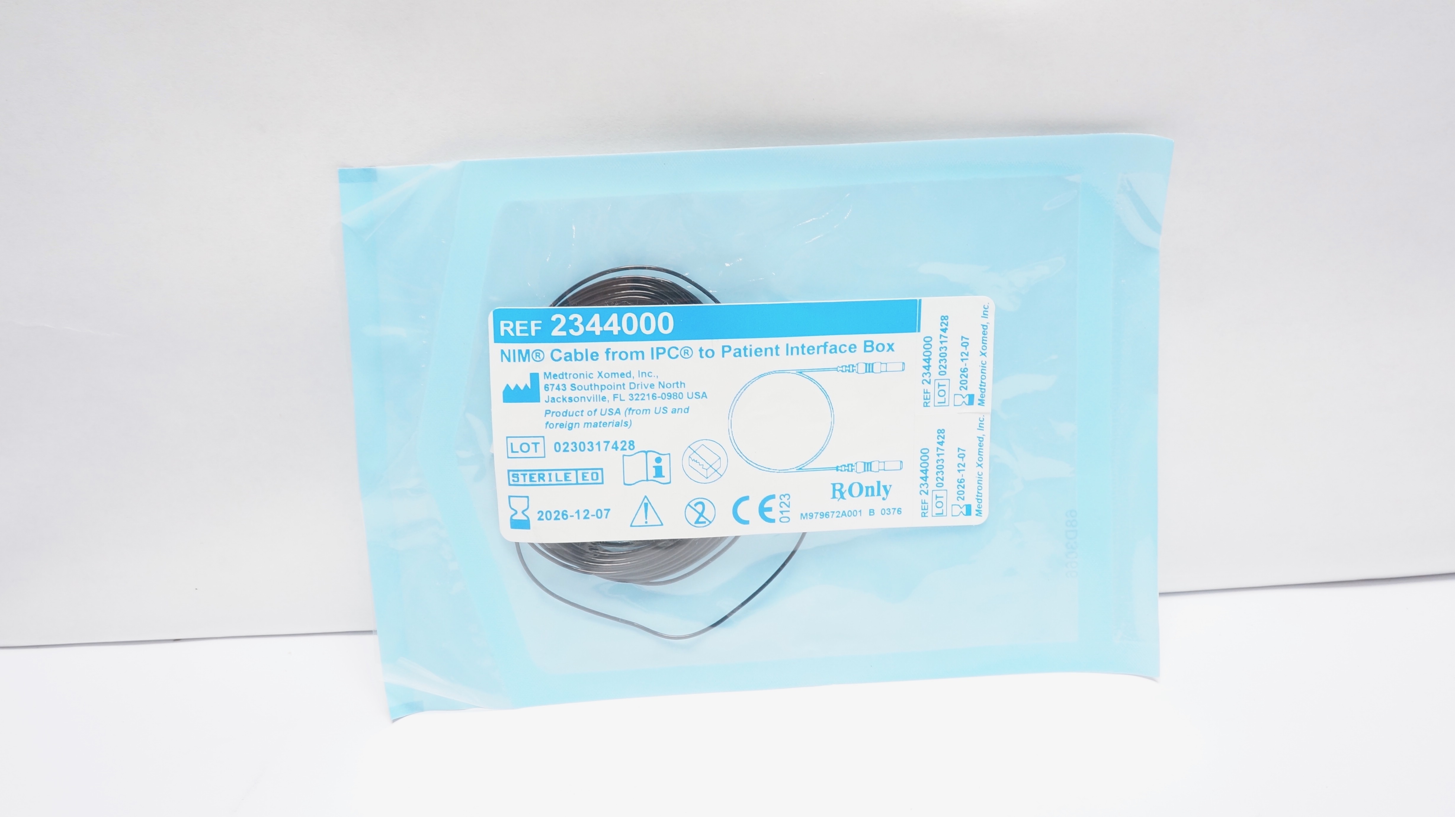 Medtronic 2344000 NIM Cable from IPC to Patient  Interface Box