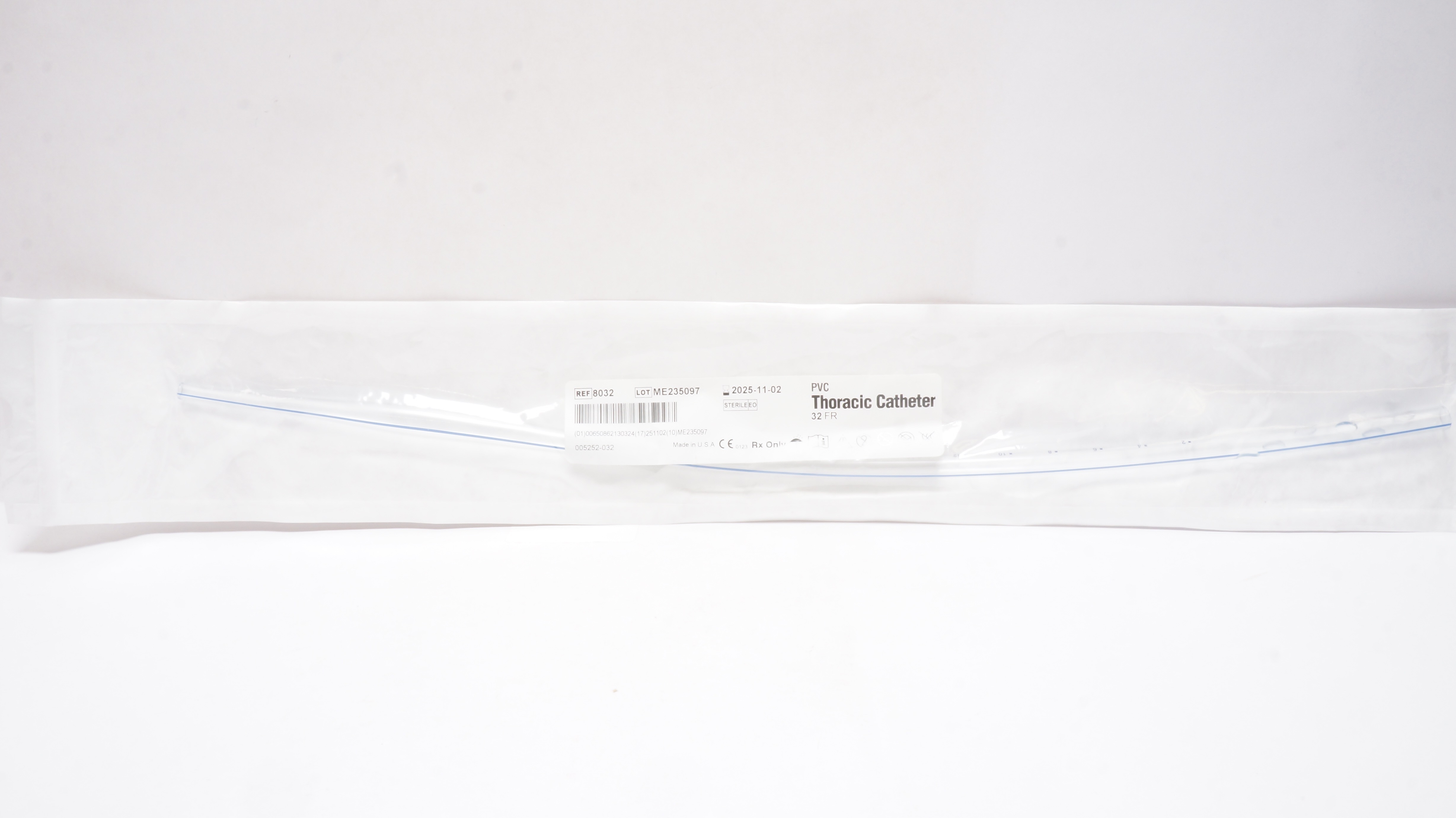 Atrium 8032 PVC Thoracic Cath. 32 Fr