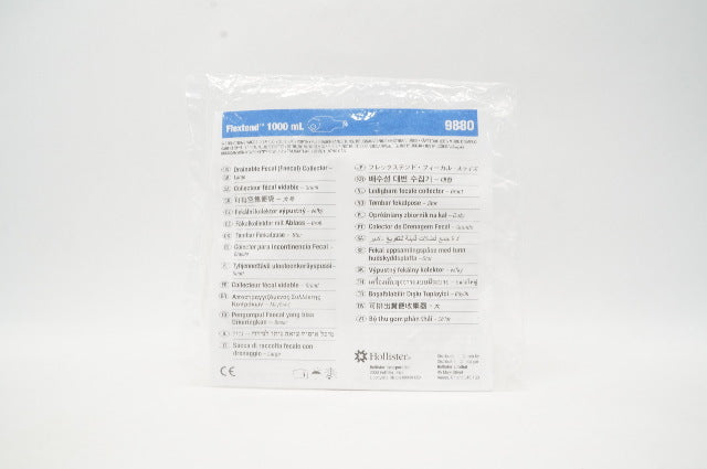 Hollister 9880 Flextend Drainable Fecal Collector 1000mL