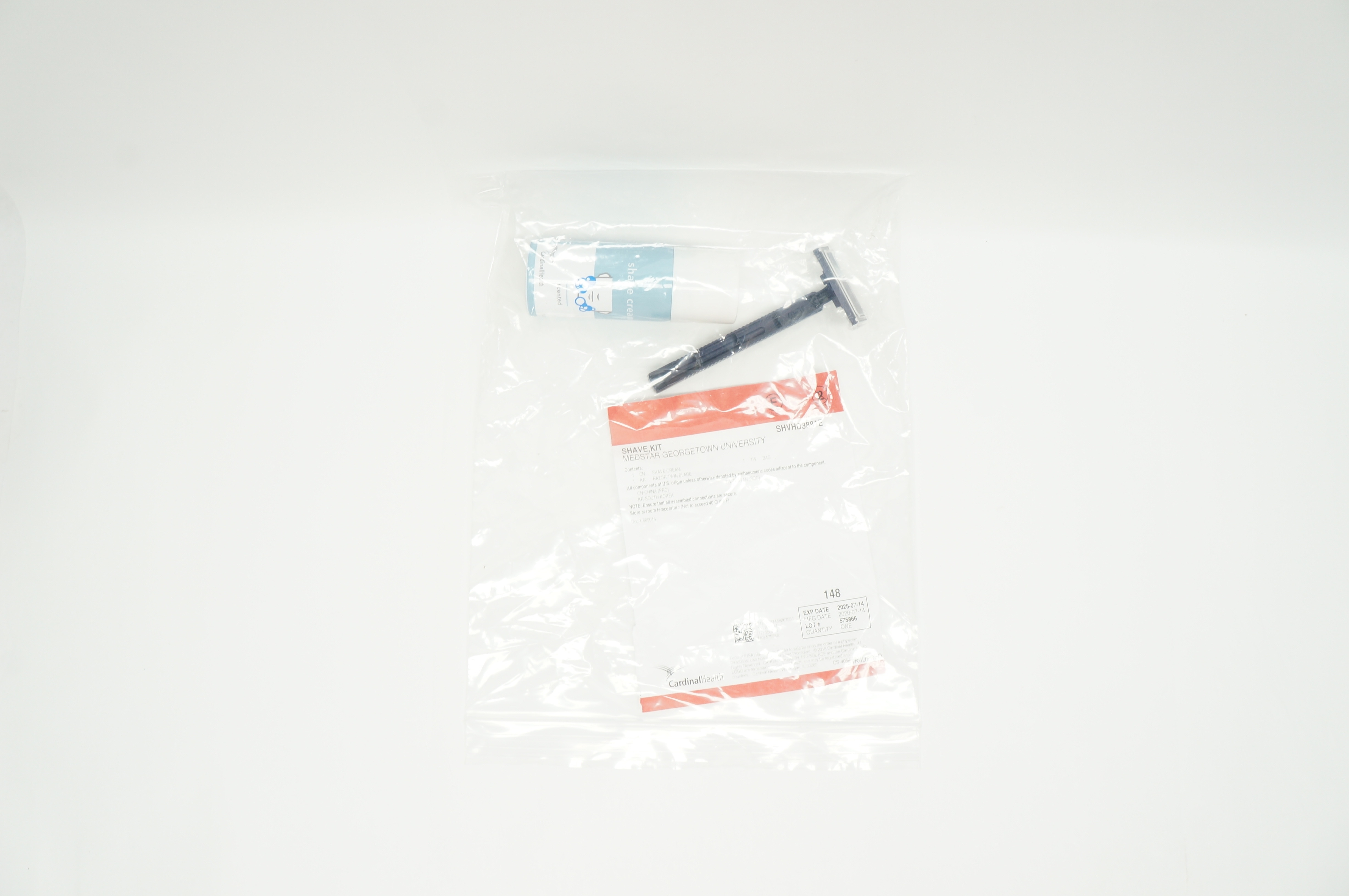 Cardinal Health SHVHD3881E Shave Kit Medstar Georgetown University