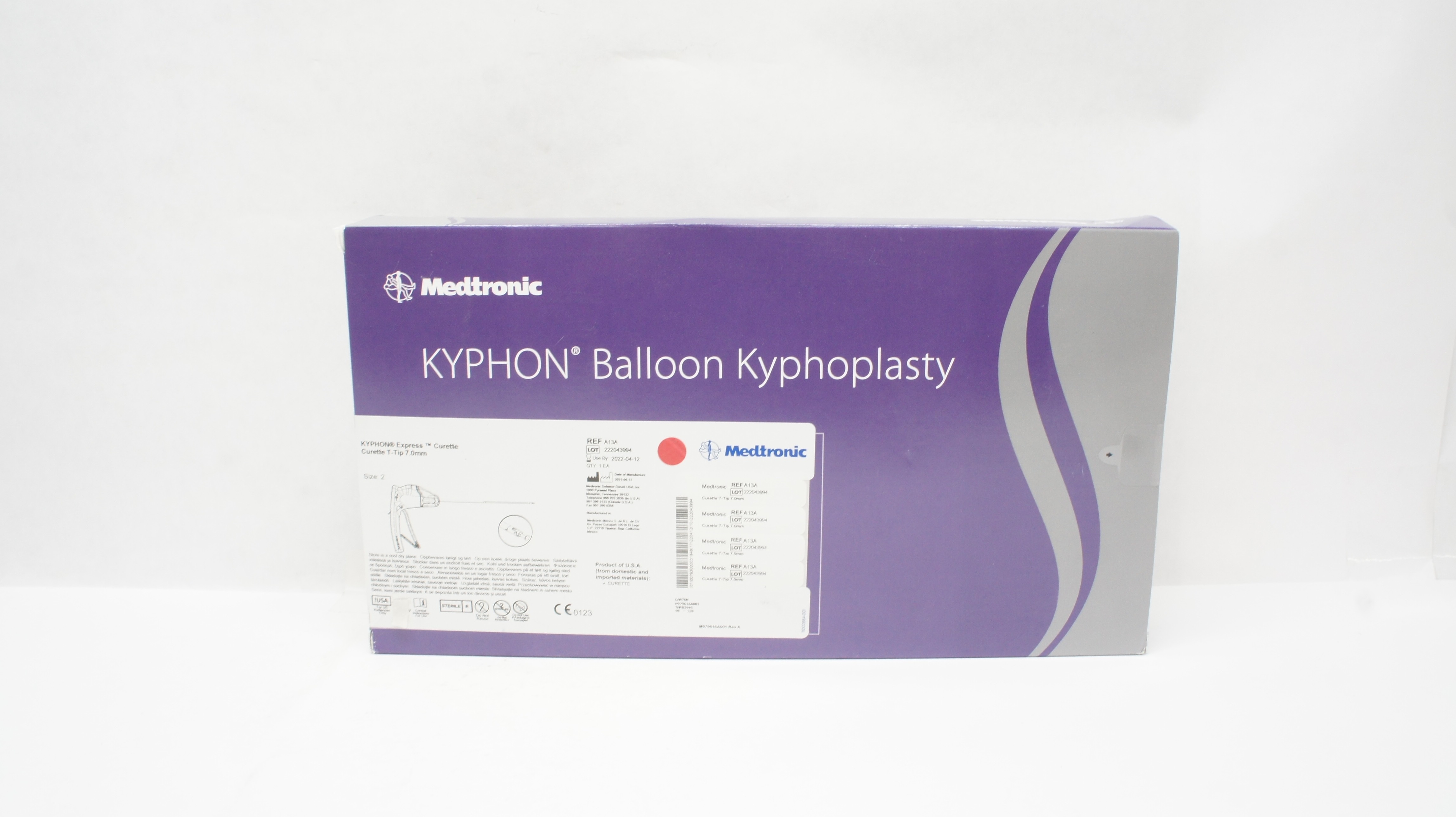 Medtronic A13A KYPHON Express Curette T-Tip 7.0mm, Size 2 (x)