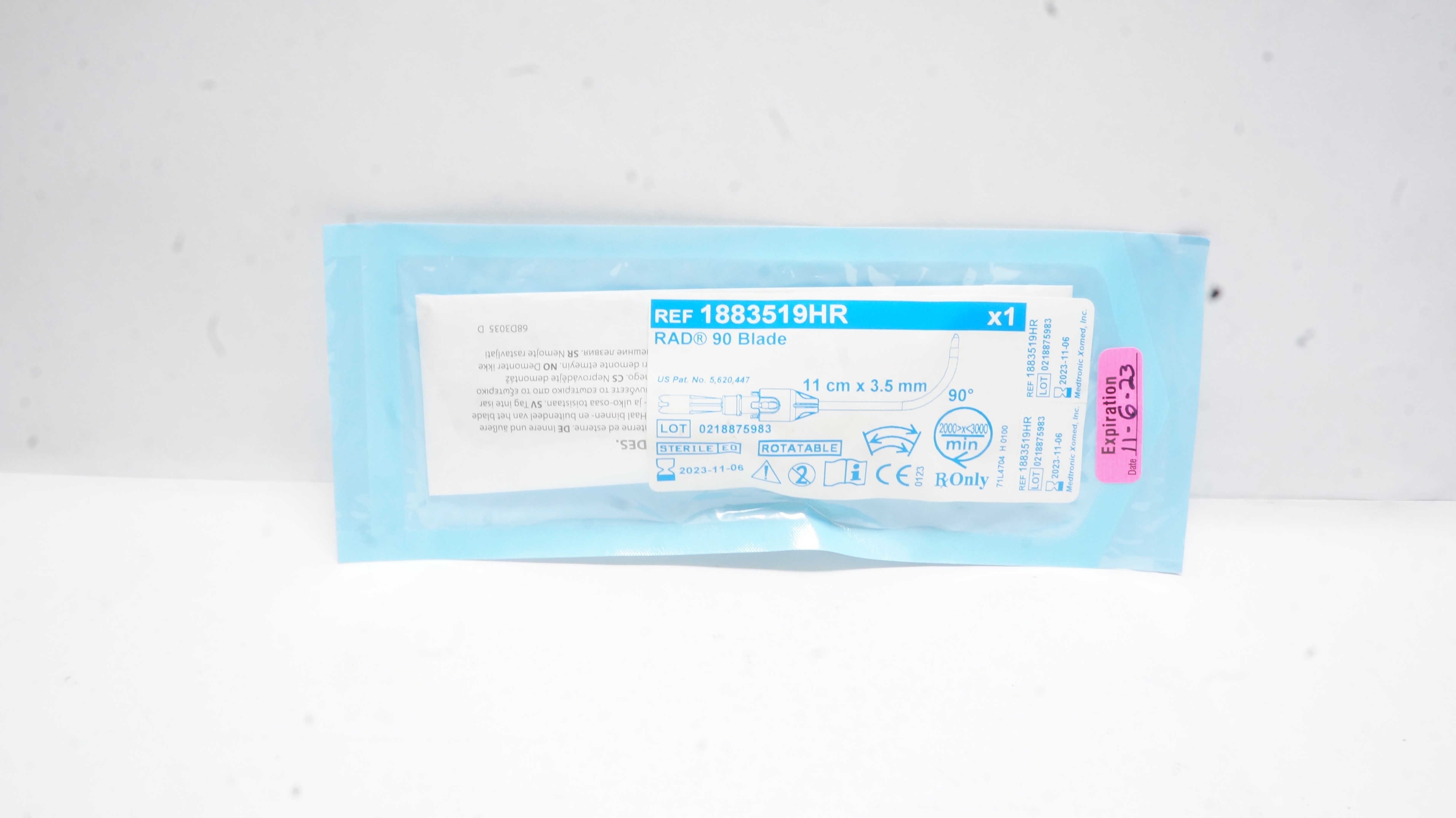 Medtronic 1883519HR RAD 90 Blade 11 cm x 3.5 mm 90Degree (x)