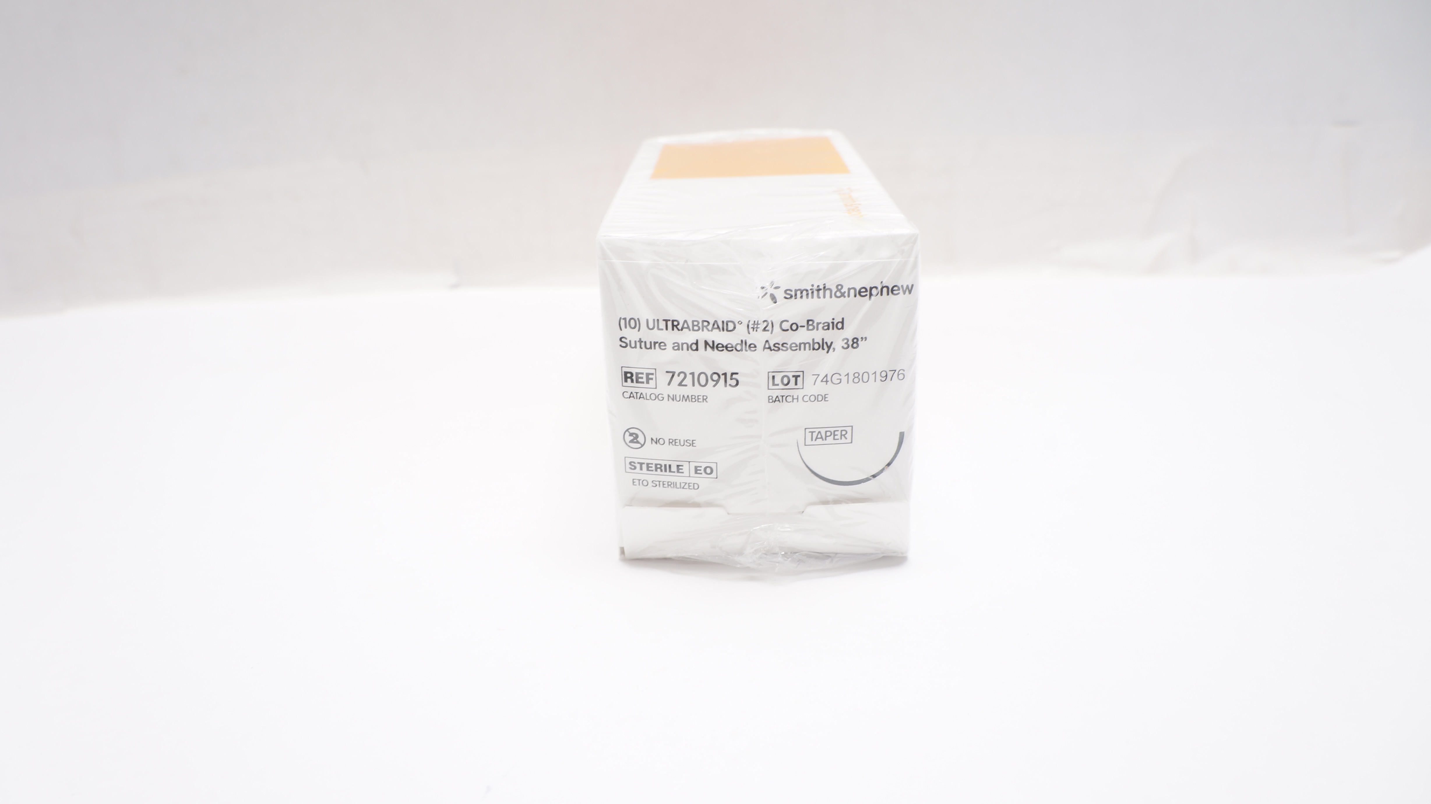 Smith&Nephew 7210915 ULTRABRAID #2Co-Braid Stre &Ndle Assembly 38in(x)-Box of 10