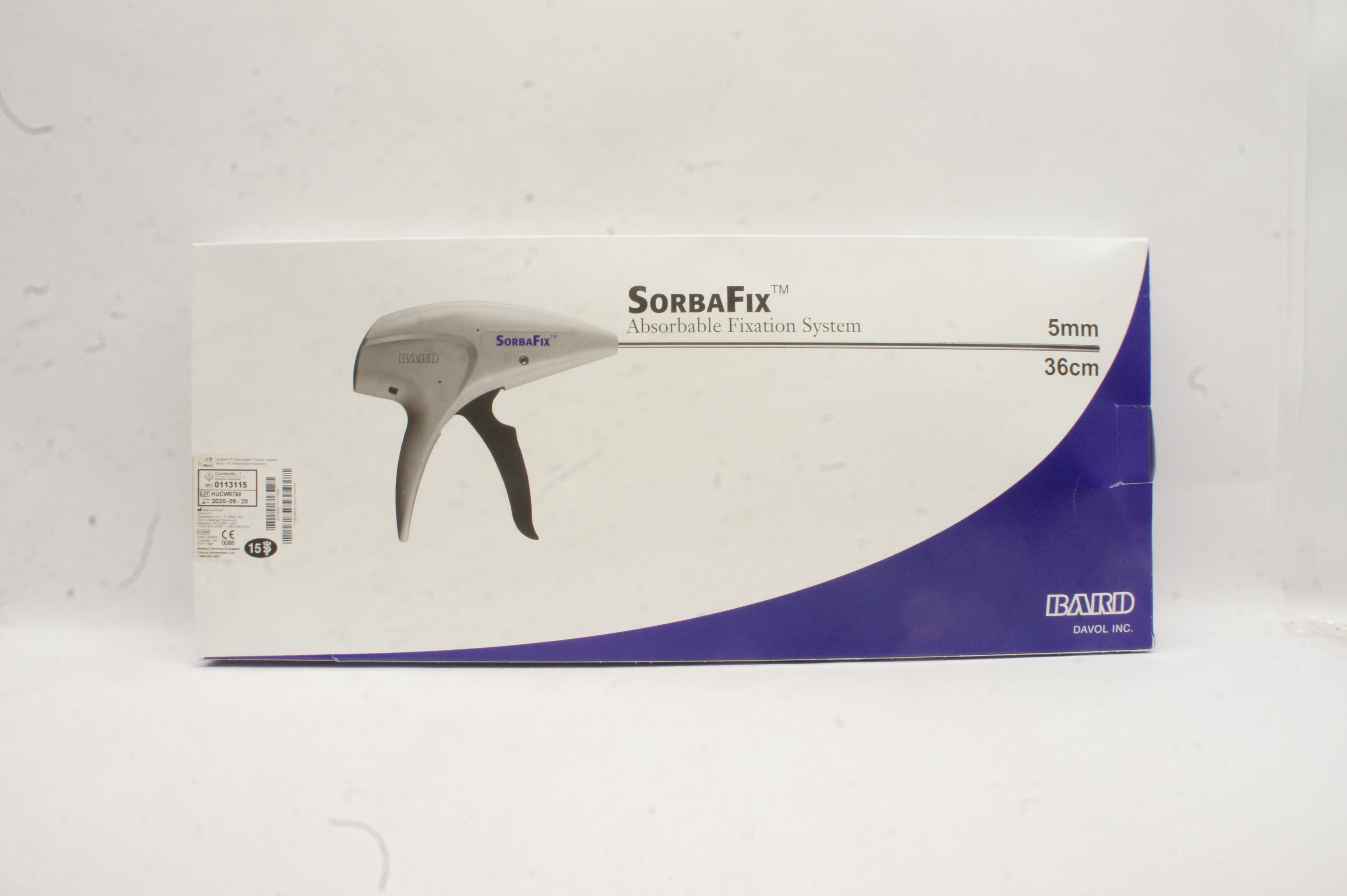 Bard 0113115 SorbaFix Absorbable Fixation System 5mm x 36cm/15 (x)
