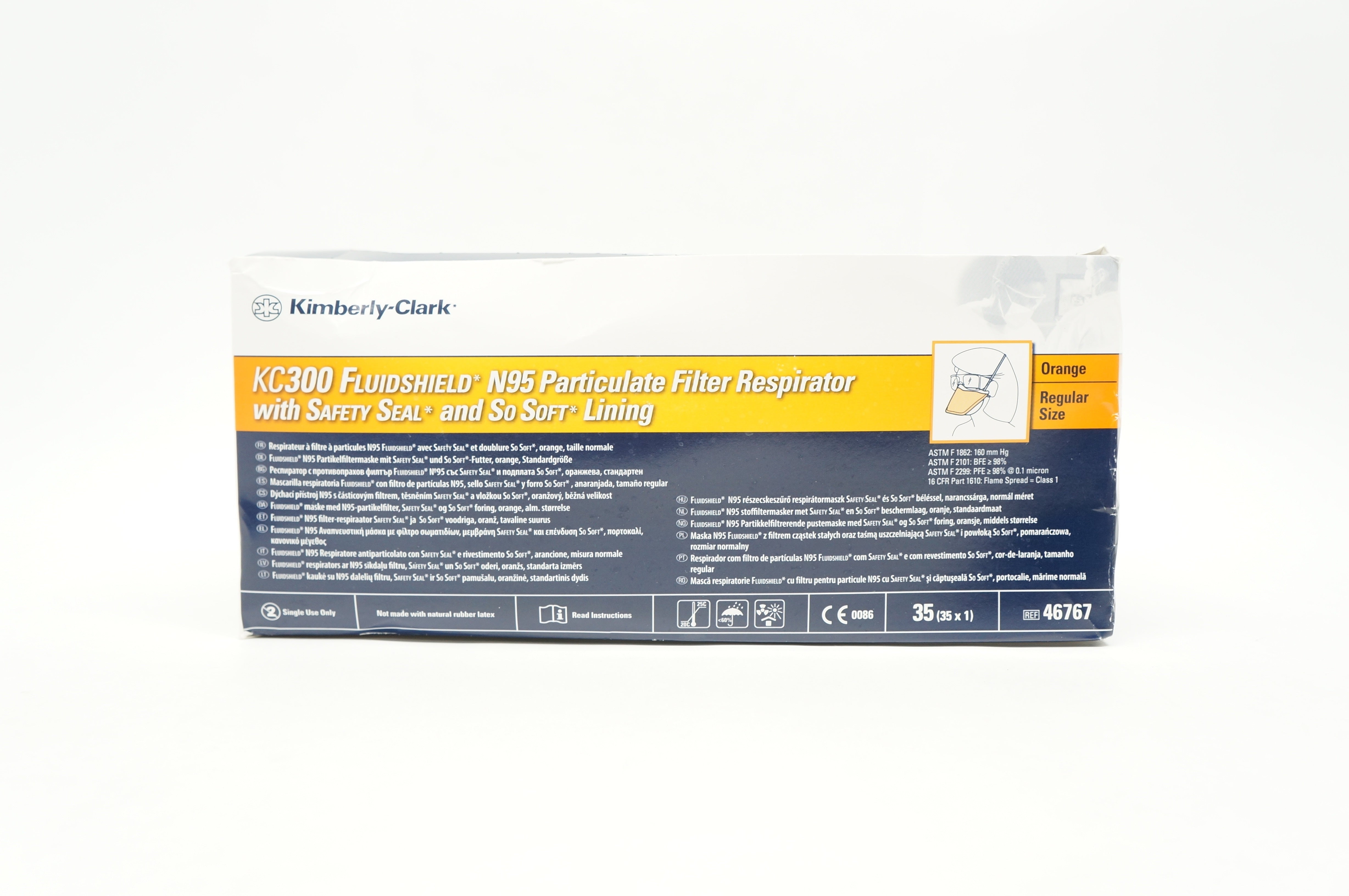 Kimberly-Clark 46767 KC300 N95 Particulate Filter Respirator Reg.(x) - Box of 35