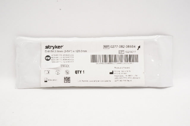 Stryker 0277-082-085S4 Drill Bit 5/64inch x 128.0mm