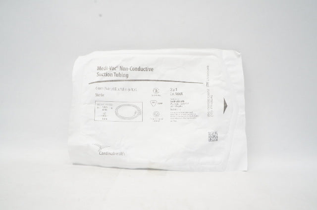 Cardinal Health N66A Medi-Vac Non-Conductive Suction Tubing 6mm x 1.8m