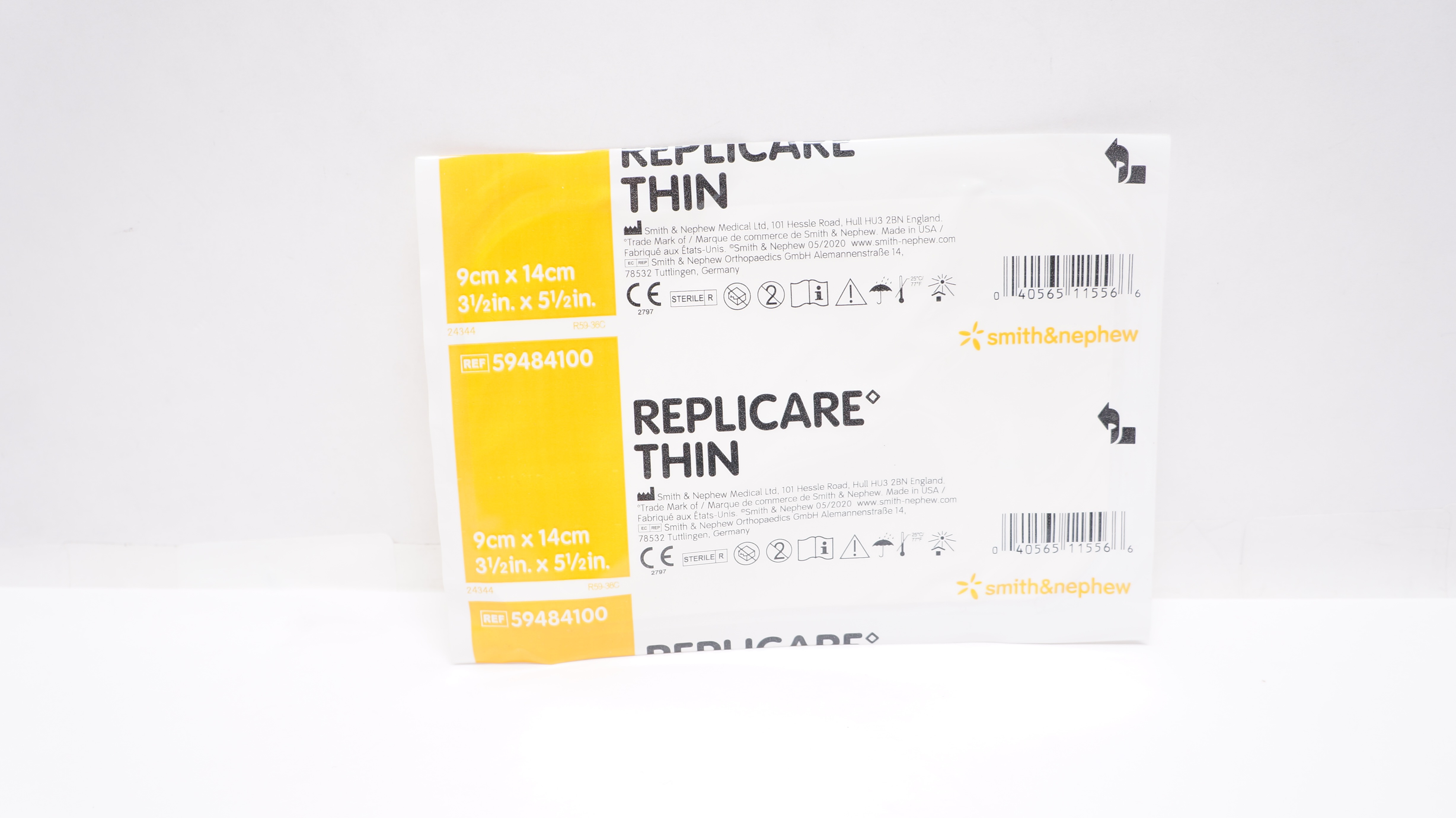 Smith&Nephew 59484100 Replicare Thin 3-1/2 x 5-1/2inch