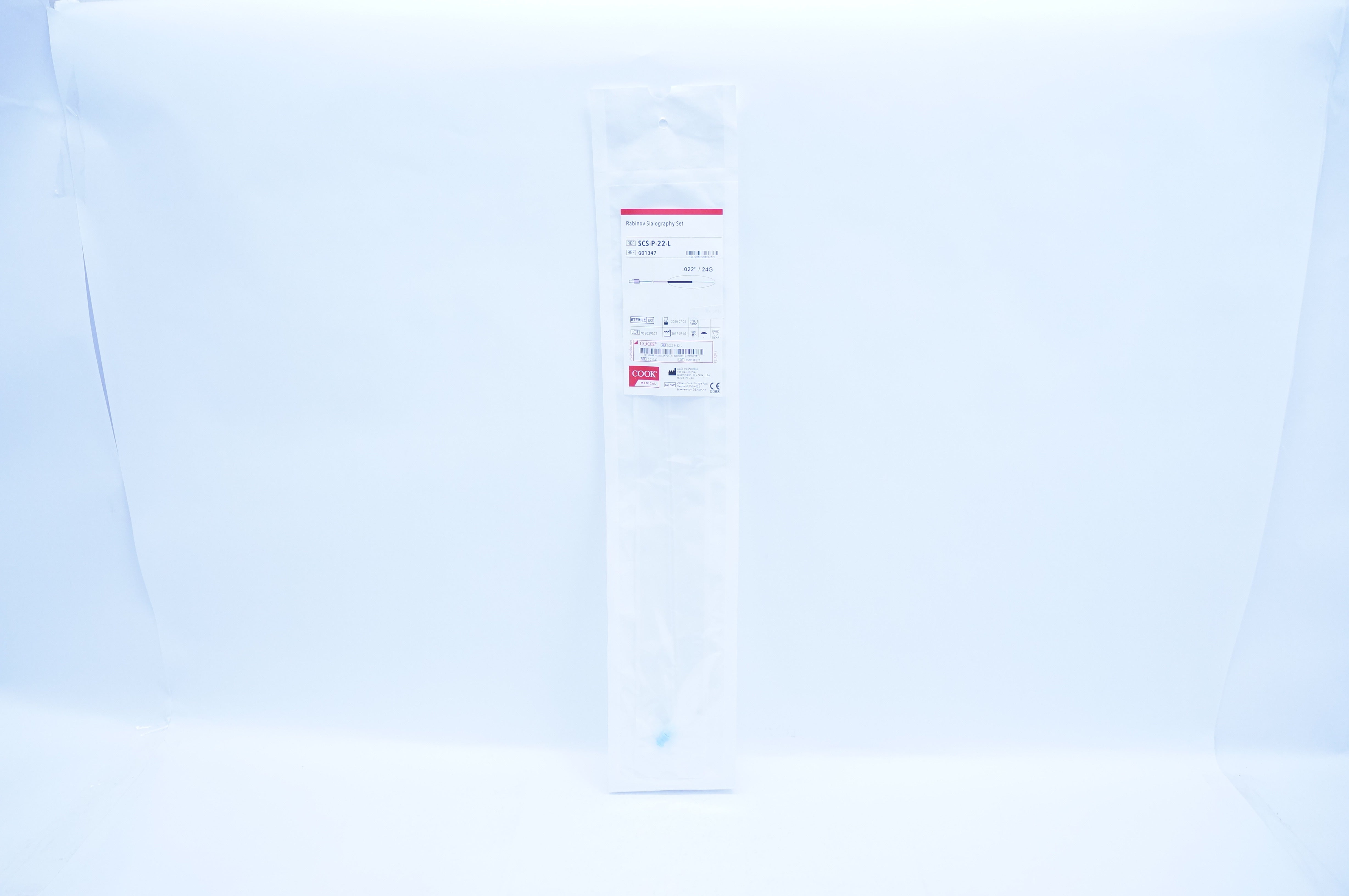 Cook Medical G01347 Rabinov Sialography Set 24G (x)