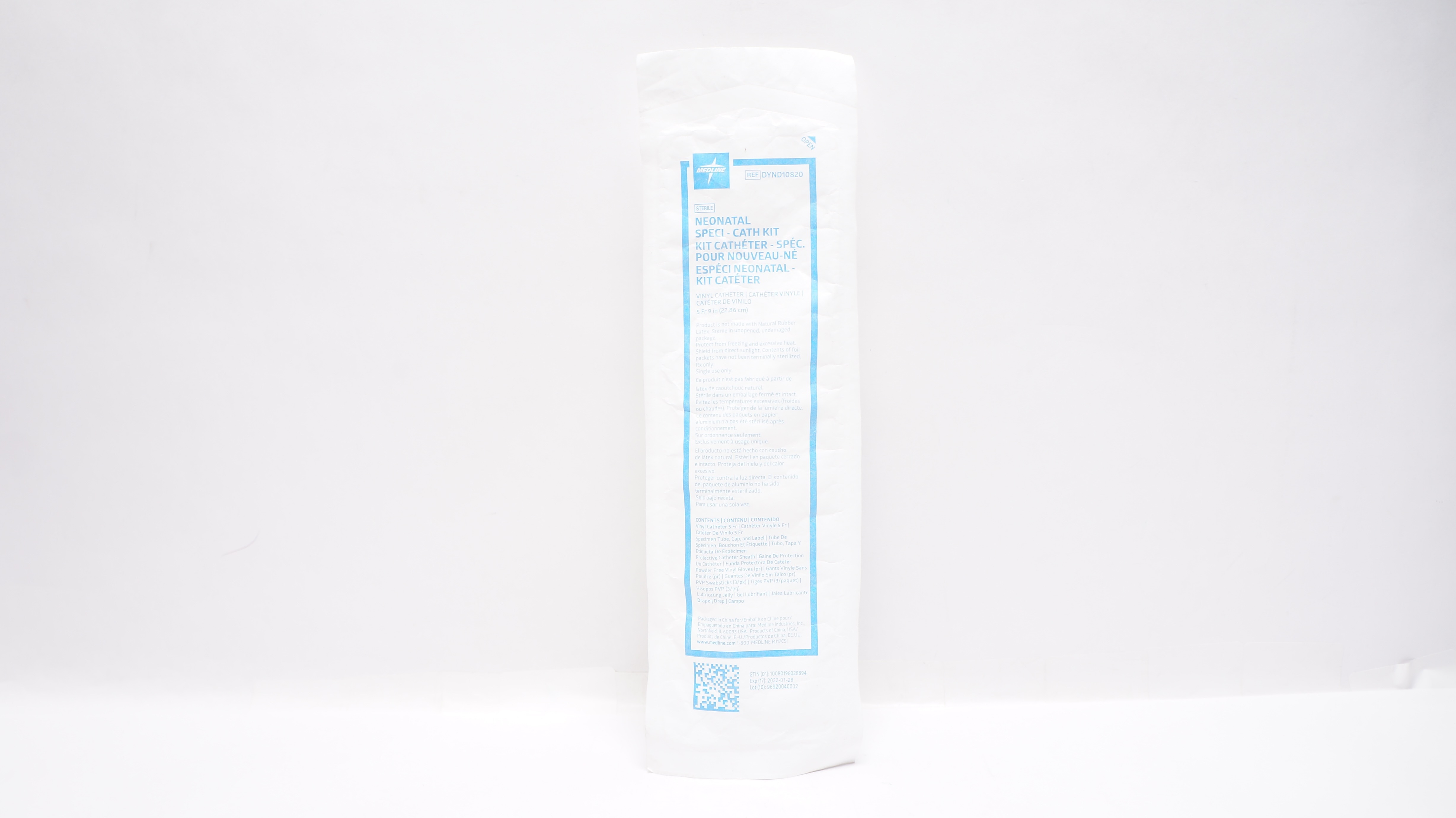 Medline DYND10820 Neonatal Speci - Cath Kit 5Fr x 9inch (x)