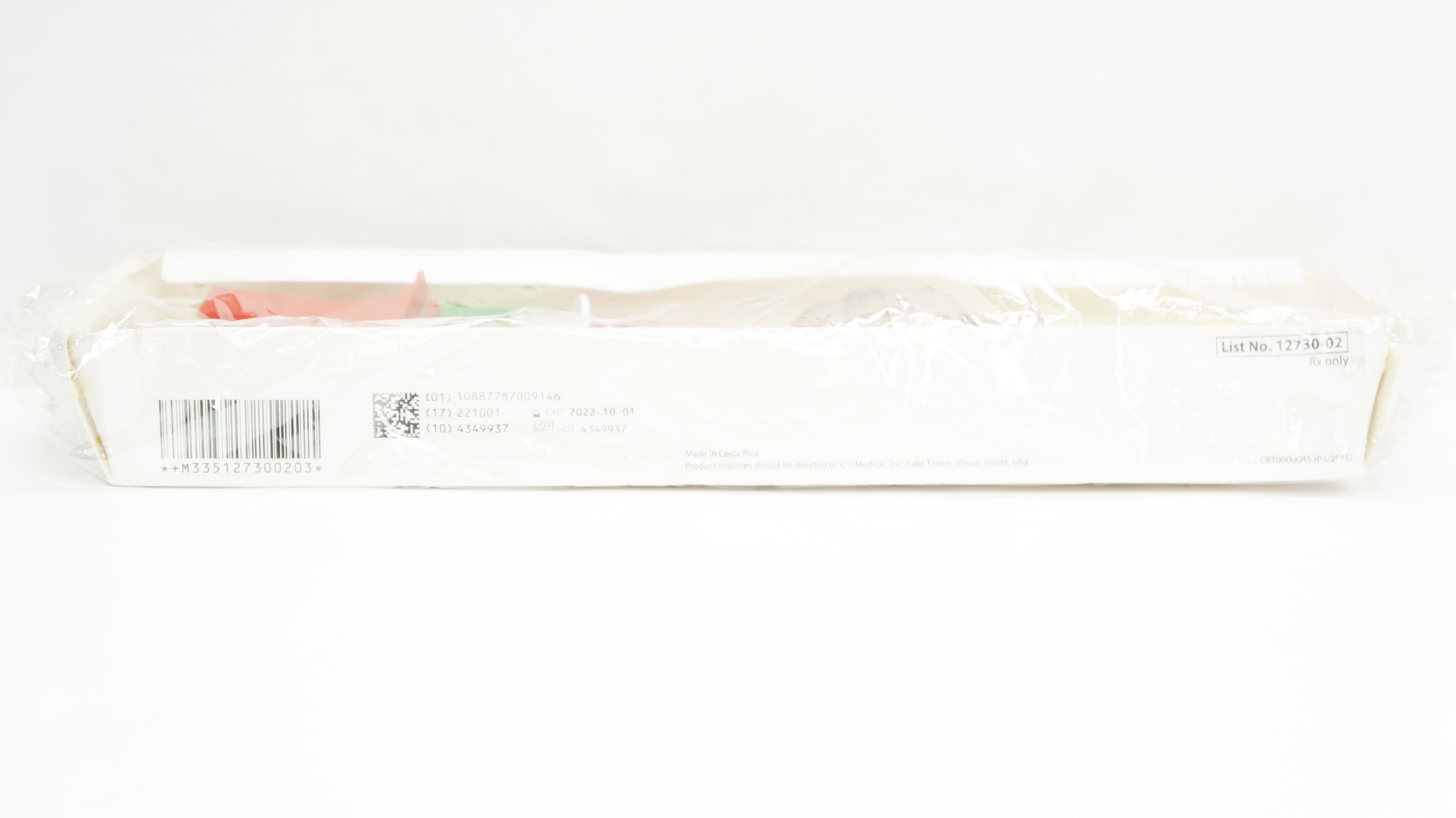 ICU Medical 12730-02 Primary Y-Type Blood Set w/200 Micron Filter, 80inch