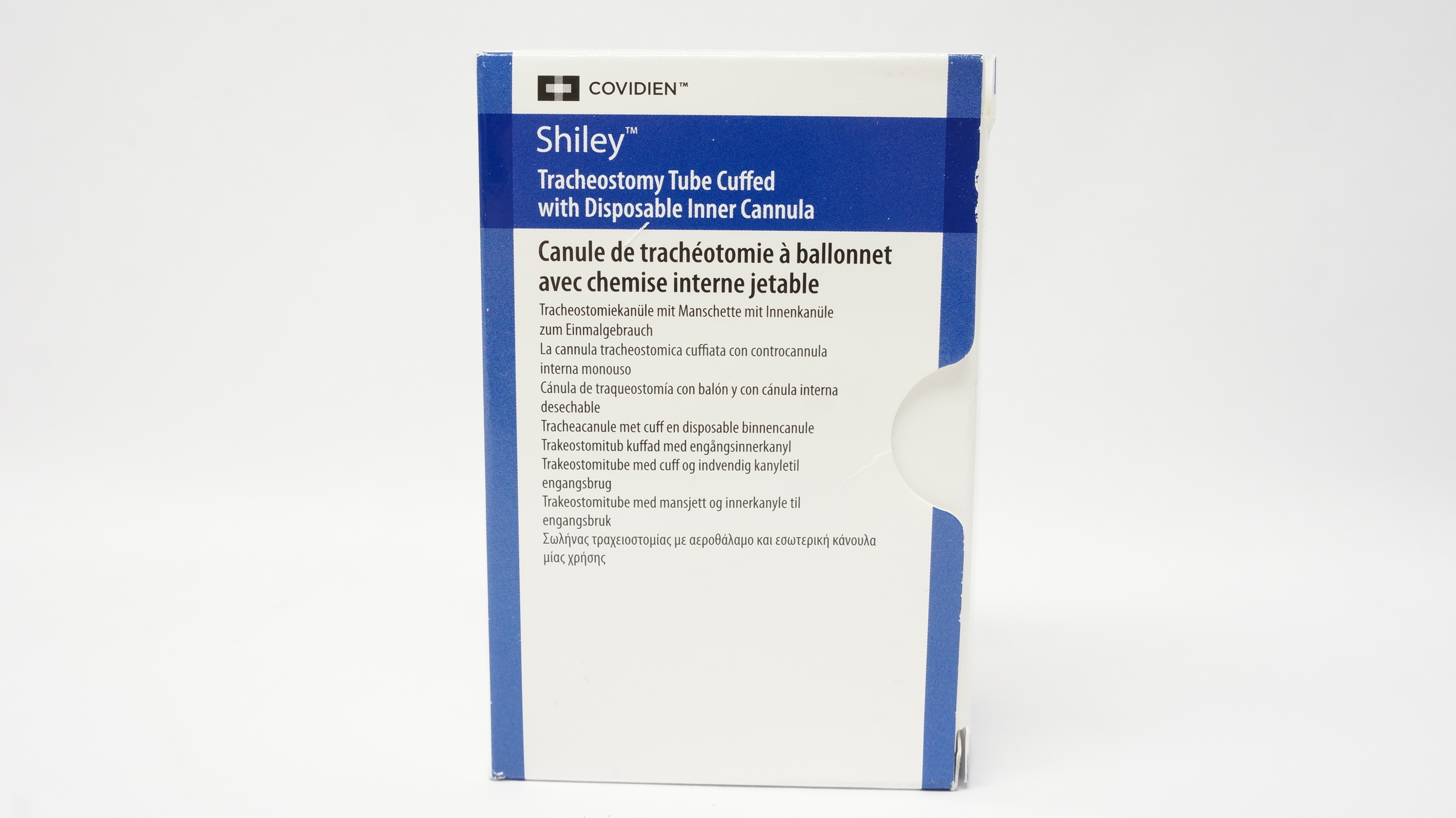 Covidien 6DCT Shiley Tracheostomy Tube Cuffed 6.4 ID x 10.8 OD x 24.0 x 74mm