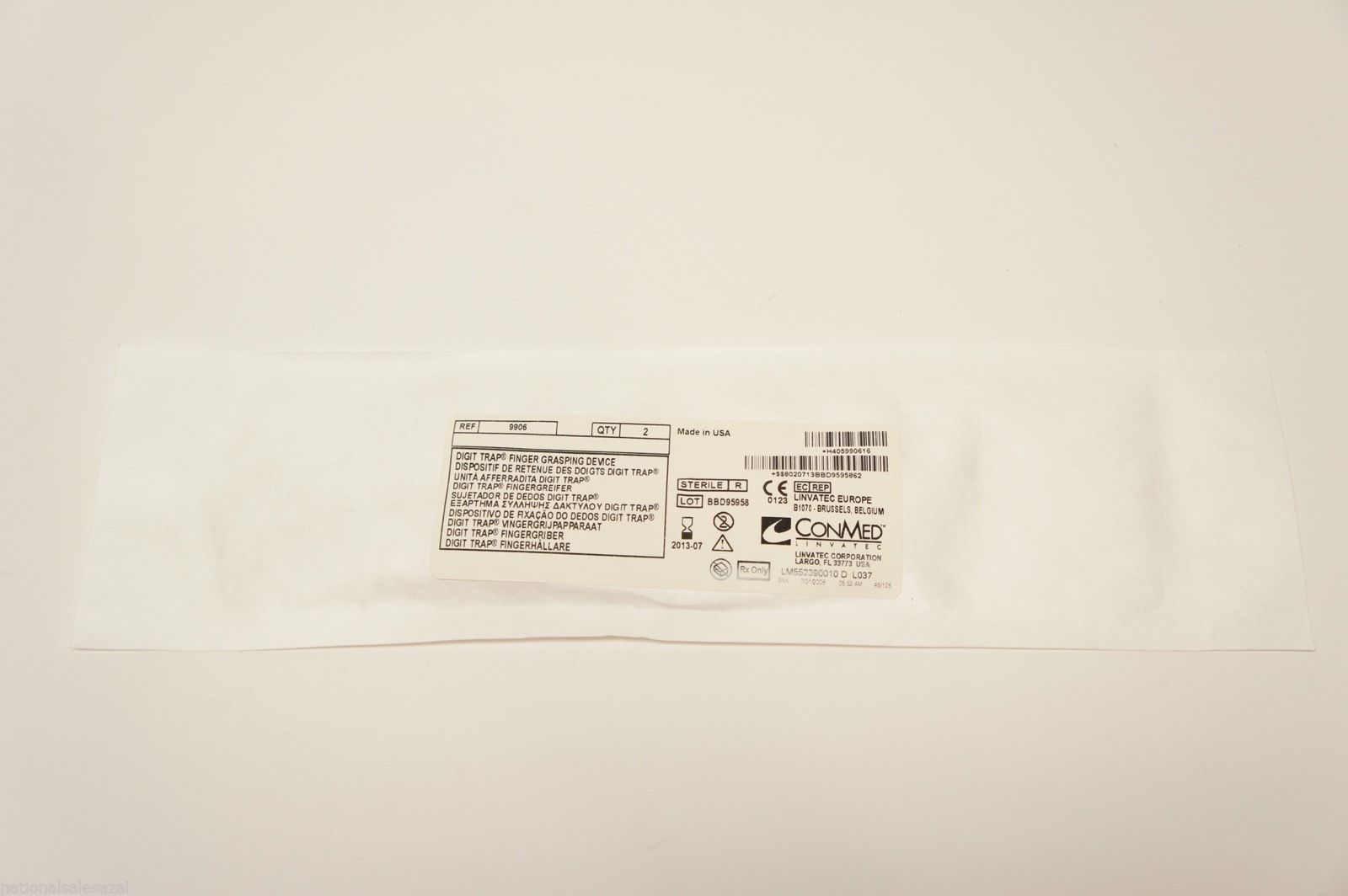 9906 ~ ConMed Finger Grasping Device (x) ~ Pack of 2 ~ Lot of 8