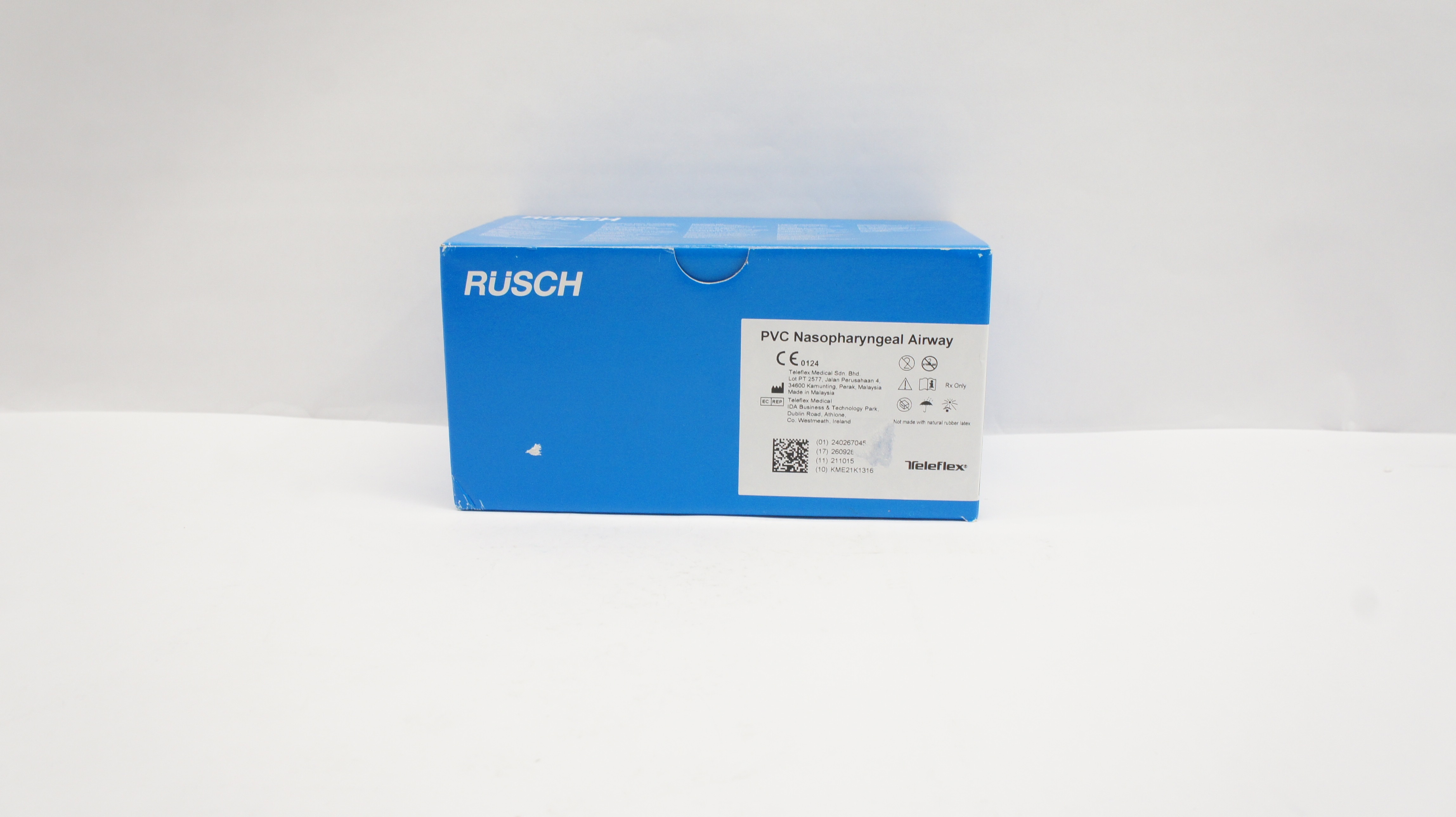 Teleflex 123320 Rusch PVC Nasopharyngeal Airway 20Fr, 5.0 IDx6.7mm OD -Box of 10